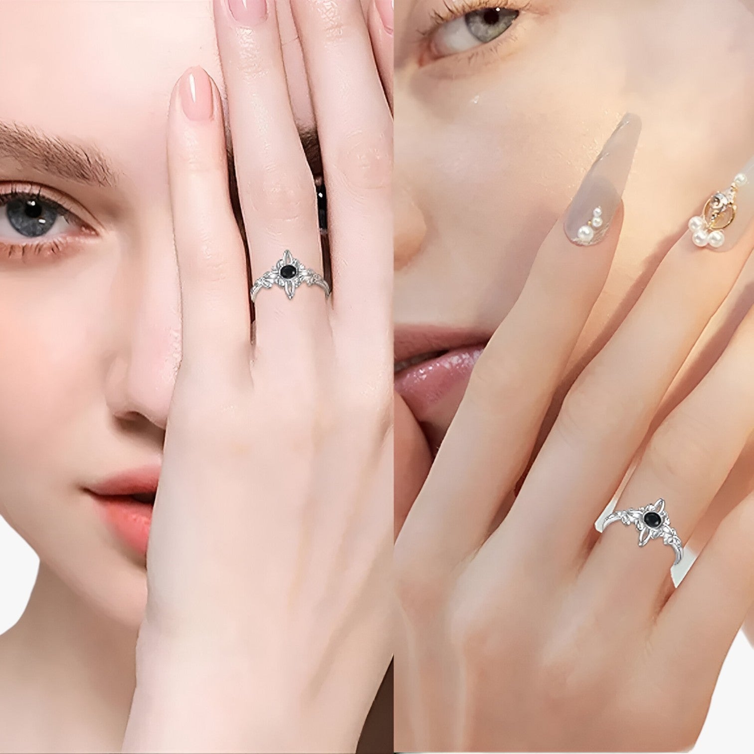 Anello in argento con potere spirituale e dettagli mistici - - anello anello potere dettagli jewelry mistici potere Rings spirituale womens ring - Concept Palermo
