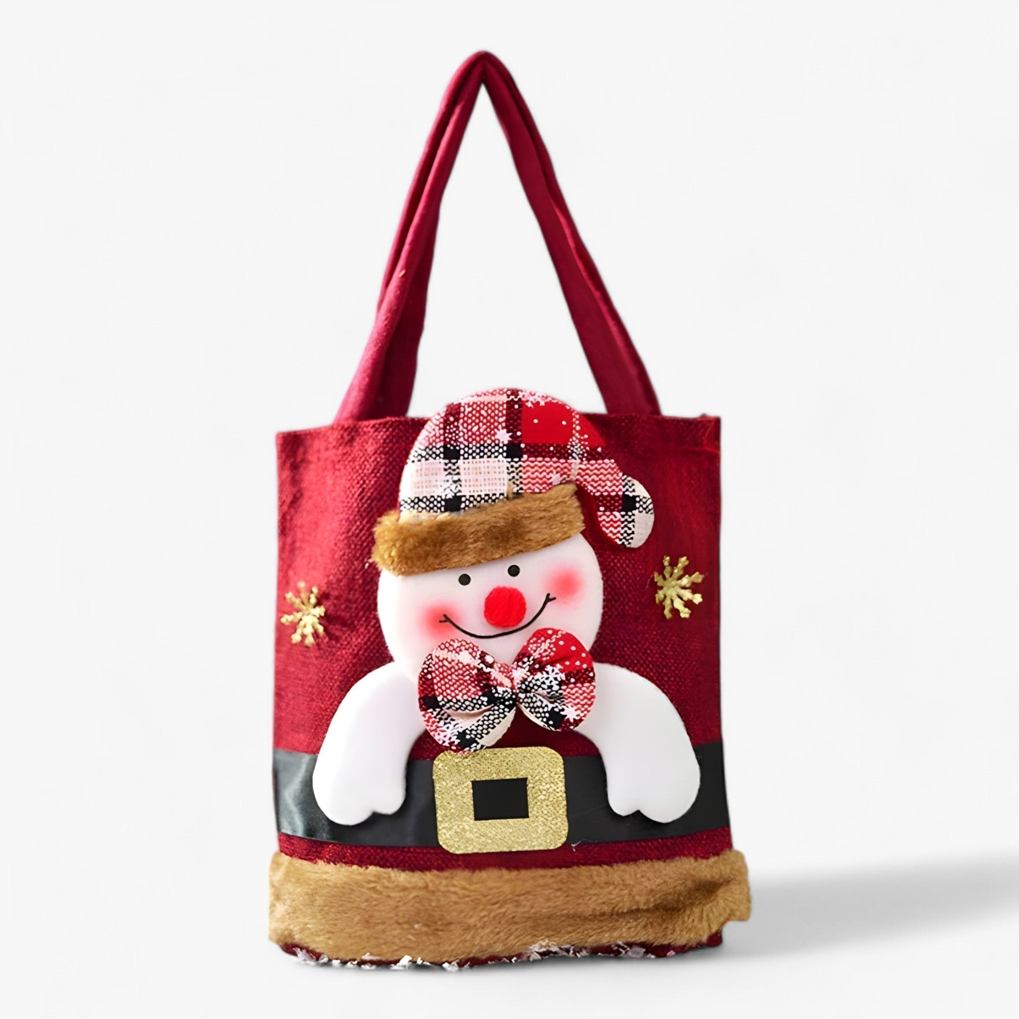 Sacchetti Regalo Natalizi con Orso Riutilizzabili Donna - Pupazzo di neve B 10 pezzi - accessori Natale carta da regalo e sacchetti decorazioni natalizie donna natalizi orso Orso Babbo Natale regali Natale regalo riutilizzabili sacchetti sacchetti ecologici sacchetti feste sacchetti natalizi sacchetti regalo sorpresa festiva tessuto riutilizzabile - Concept Palermo