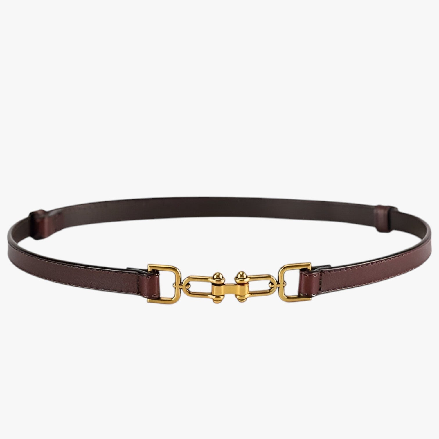 Cintura Sottile in Vera Pelle Nera da Donna Stile Coreano Elegante - - Belts cintura cintura sottile coreano pelle sottile stile waist belt for women Womens belt - Concept Palermo