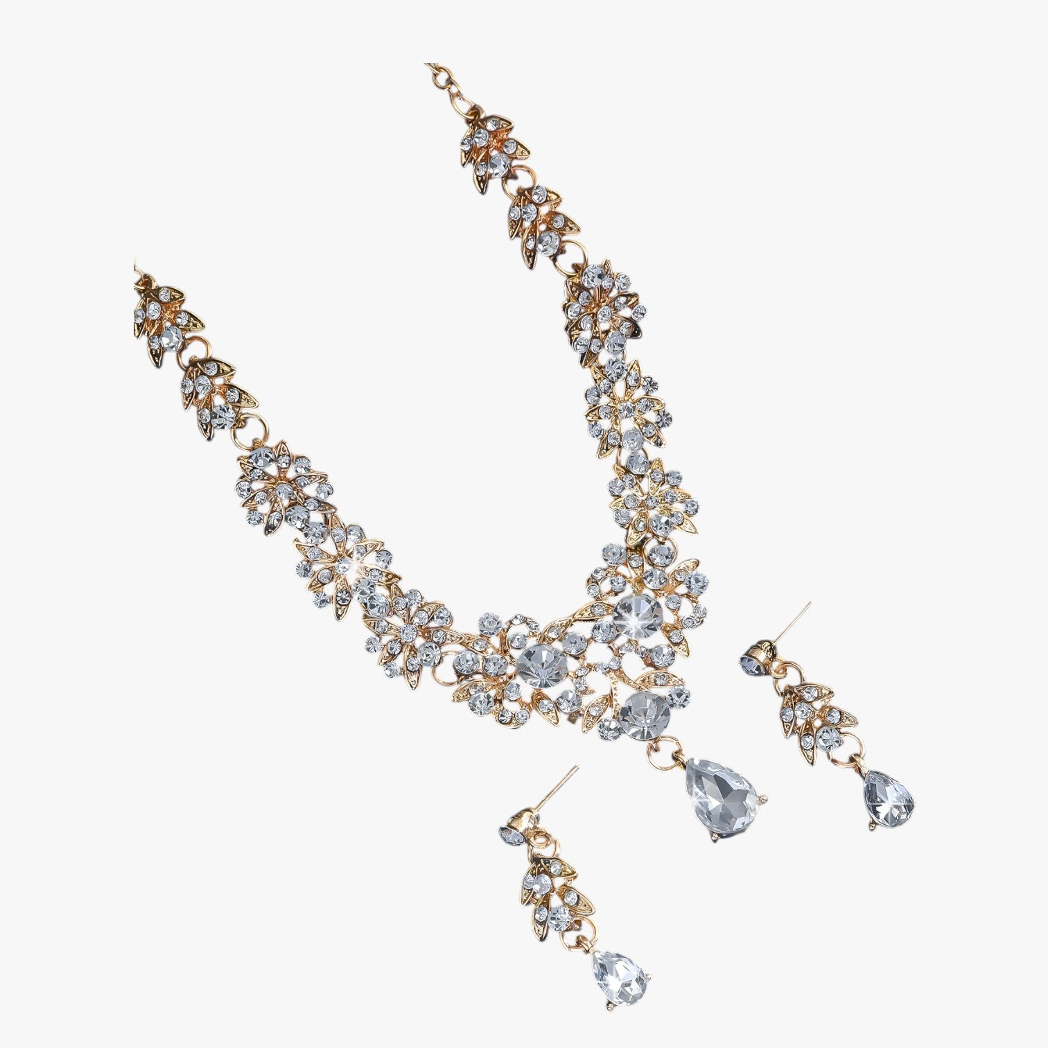 Set di gioielli in cristallo rosso per matrimoni e feste Donna - - cristallo donna elegant womens necklaces feste gioielli gioielli cristallo jewelry matrimoni necklace NECKLACES Necklaces for Women - Concept Palermo