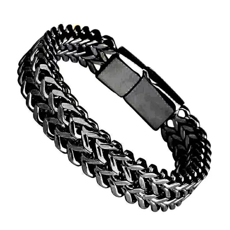 Bracciale in acciaio inossidabile – chiusura invisibile e vestibilità Uomo - - acciaio bracciale bracciale acciaio BRACELET chiusura inossidabile invisibile jewelry mens accessory mens bracelet uomo - Concept Palermo