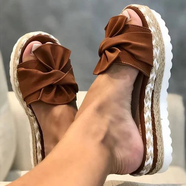 Sandali Rosa Pastello da Donna - Marrone - comfy sandals donna fashion sandals must-have sandals pastello sandali sandali pastello sandals - Concept Palermo