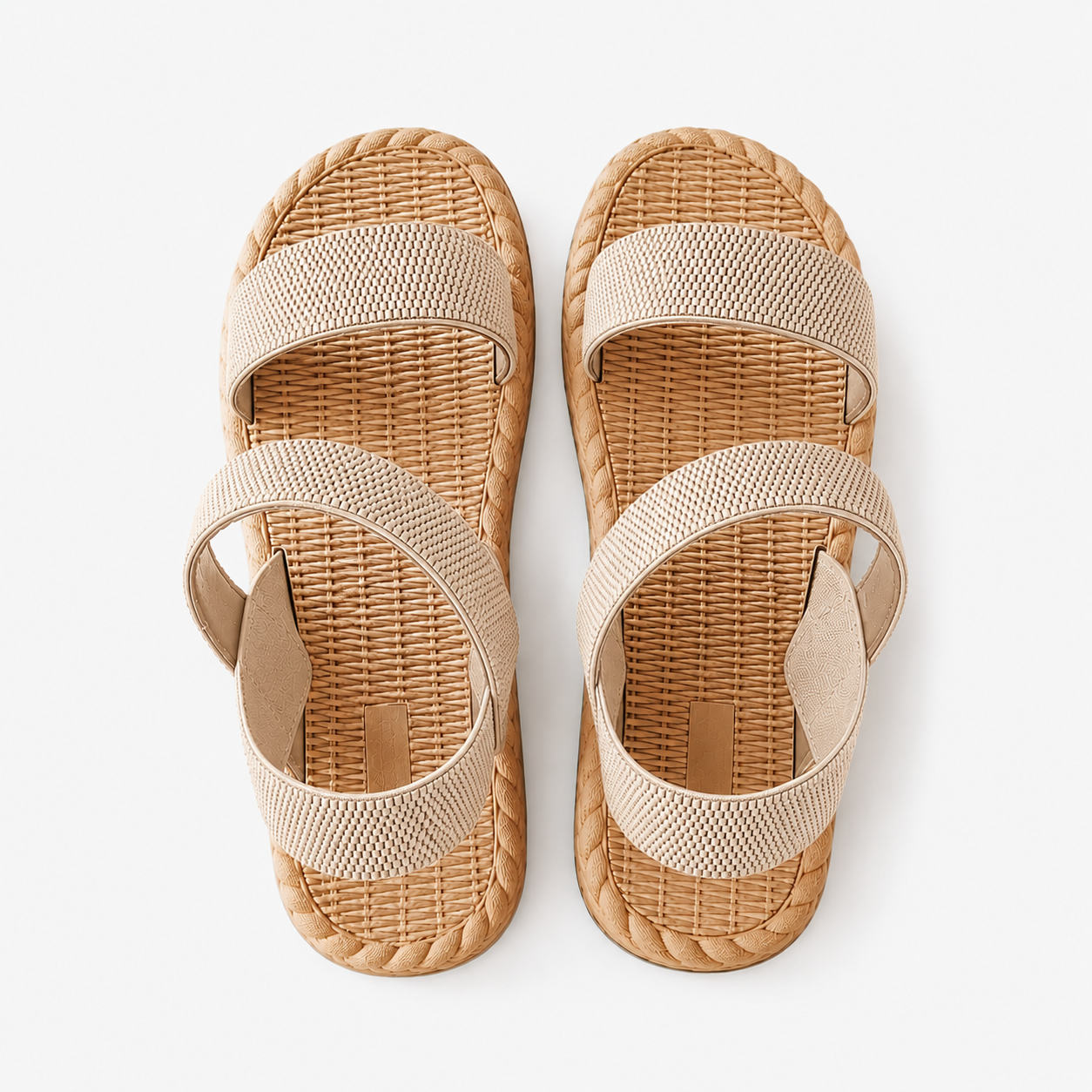 Bequeme flache Sandalen