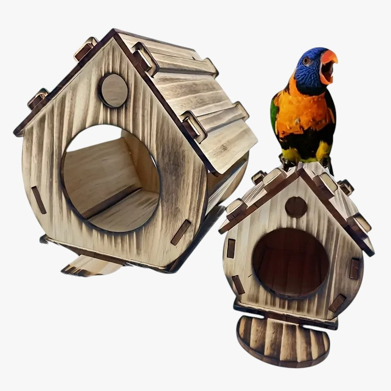 Casetta in legno per uccelli da giardino - - casetta casetta legno giardino legno pet petproduct Pets pets & supplies uccelli - Concept Palermo