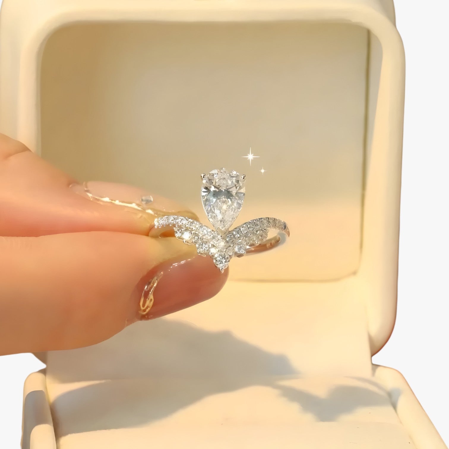 Anello in Moissanite Luxe – Eleganza Brillante per Ogni Giorno Uomo - - Accessories Jewelry anello anello moissanite brillante eleganza giorno jewelry luxe moissanite Rings - Concept Palermo