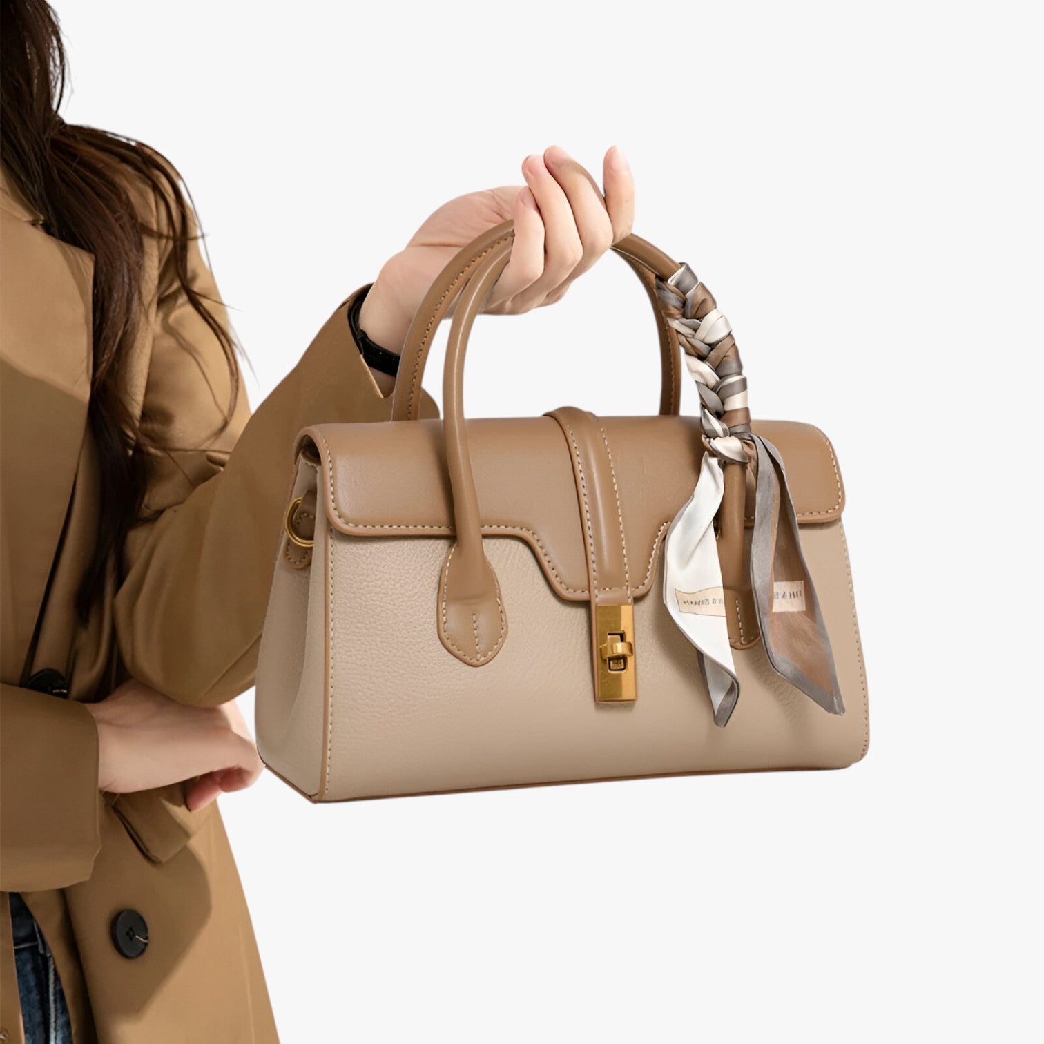Borsa a Spalla Donna in Vera Pelle di Bufalo Eleganza Capiente - - Bags borsa borsa spalla bufalo capiente donna eleganza handbags pelle women bags Women's handbags - Concept Palermo