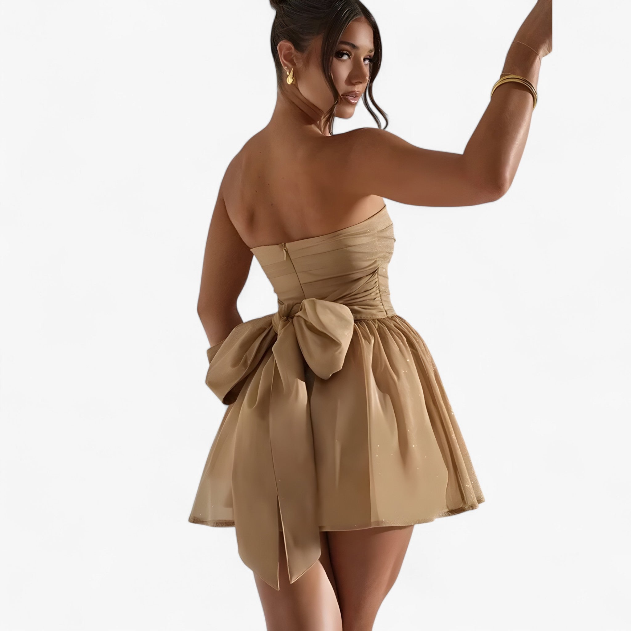 Minidress senza maniche con effetto glitter - - 112402 1itemsoldjan16th 55%profit-111224 arlento20241113 dayone DK1 dresses dresses-ai effetto female-ai glitter Kjoler d maniche mini_short_dresses-ai minidress minidress maniche - Concept Palermo