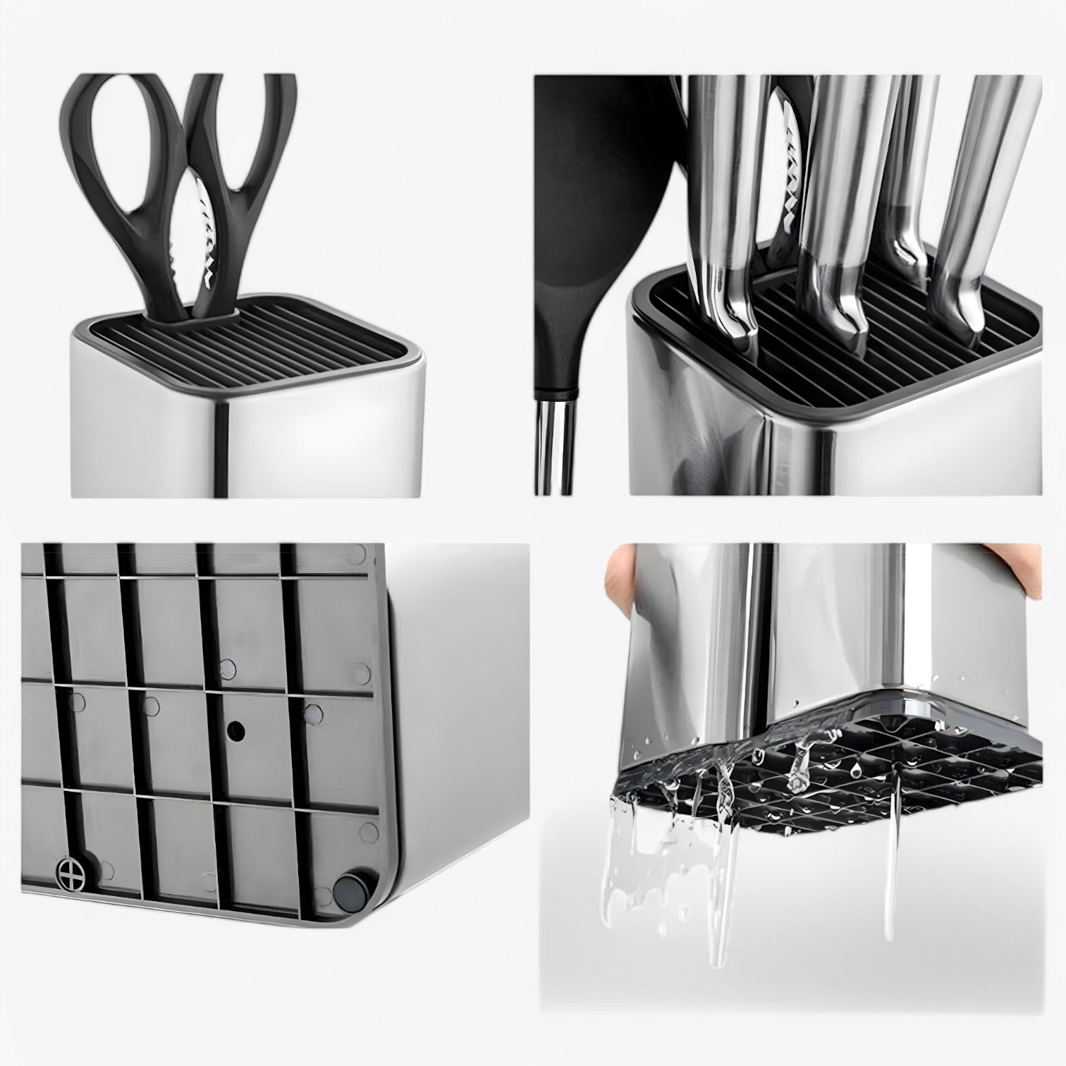 Blocco per misurazioni e organizer in acciaio inossidabile – Stoccaggio intelligente in cucina - - acciaio blocco blocco misurazioni cucina inossidabile intelligente Kitchen kitchen & dining kitchen accessory kitchen tools kitchen utensil misurazioni - Concept Palermo