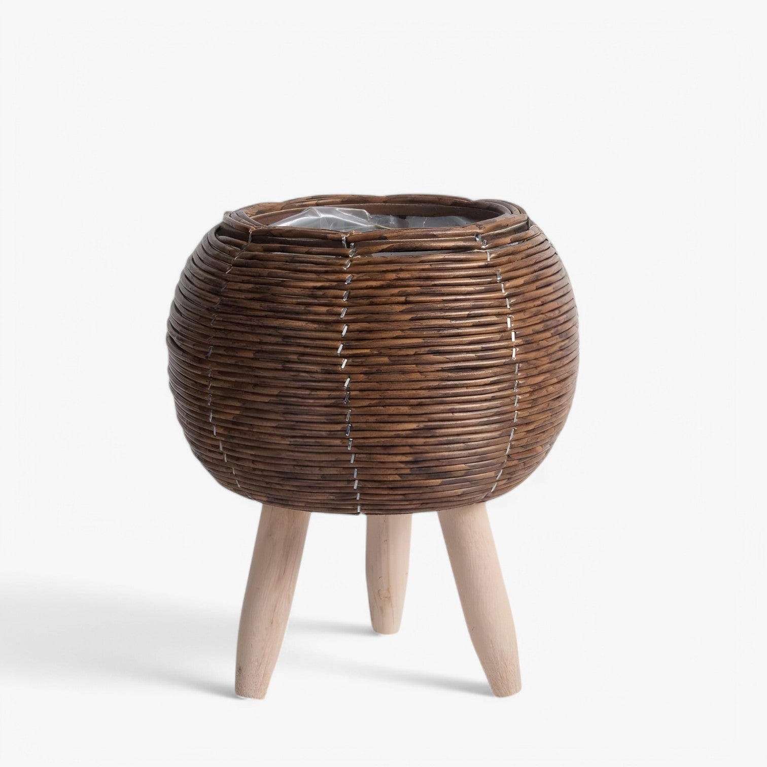 Vaso di Fiori Rotan – Stile per le Sue Piante - Stile 1 Marrone - fiori Garden Garden supplies Home & Garden piante rotan stile vaso vaso fiori - Concept Palermo