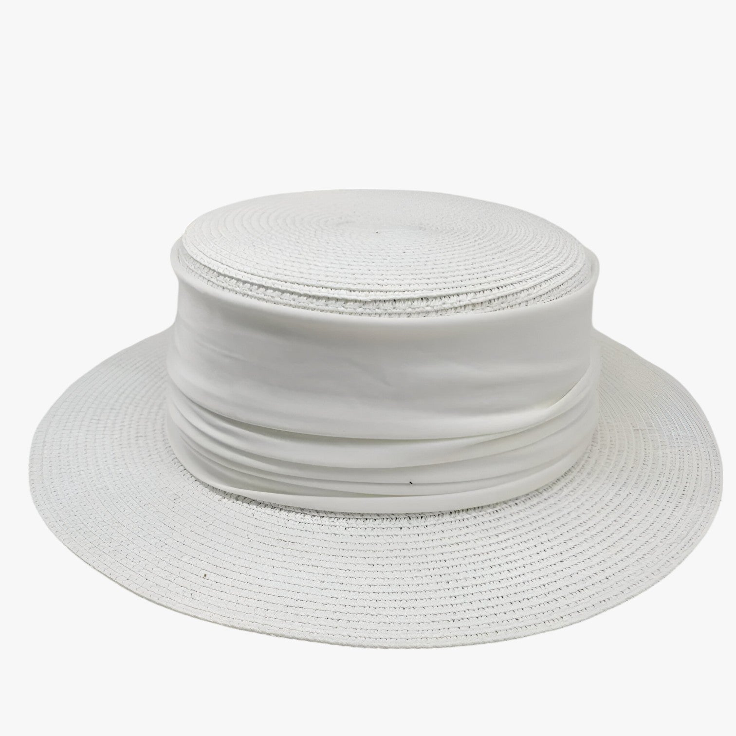 Chic e Protetto: Cappello da spiaggia Fedora estivo con bordo largo Uomo - Bianco 54-58cm - bordo cappello chic chic protetto estivo fedora Hat for girls largo protetto summer hat Sun Hats women hat - Concept Palermo