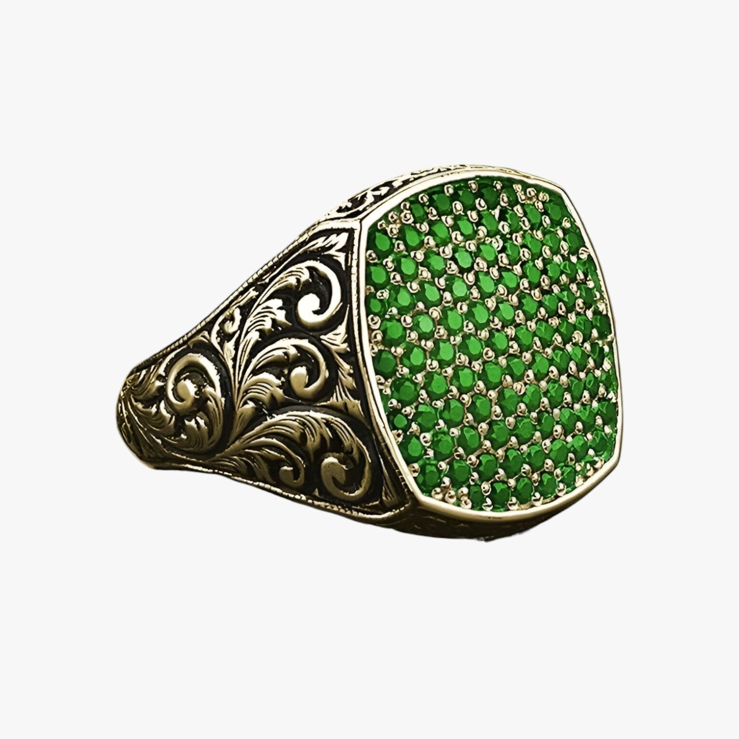 Classe senza tempo con zaffiri colorati Uomo - groen - classe classe tempo colorati jewelry mens accessory mens ring Rings tempo uomo zaffiri - Concept Palermo