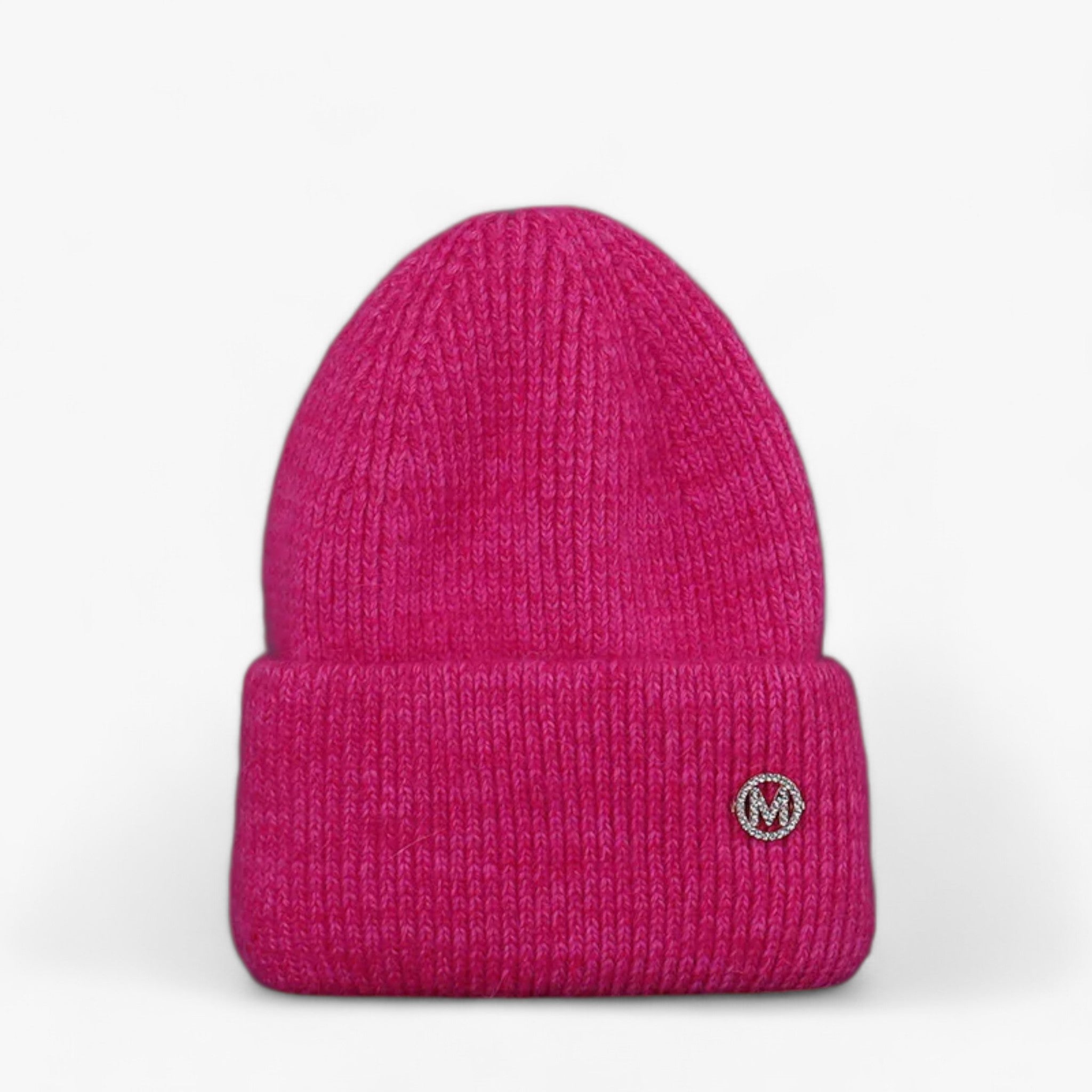 Cappello invernale: calore con vera pelliccia di coniglio Donna - Rosa Barbie con M 54cm-60cm - beanies bucket hats calore cappello cappello invernale coniglio donna hat invernale pelliccia Sun Hats - Concept Palermo
