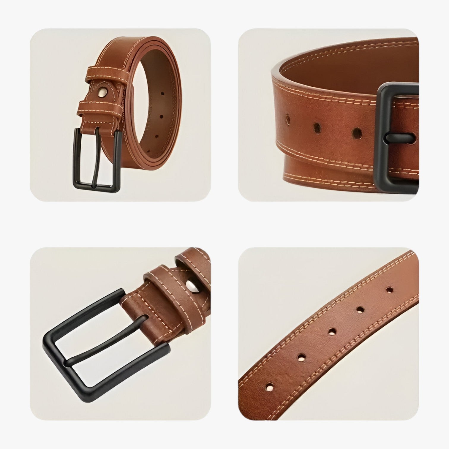 Cintura in Pelle per Ogni Giorno Uomo - - Belts belts for men cintura cintura pelle giorno Mens belt ogni pelle uomo - Concept Palermo