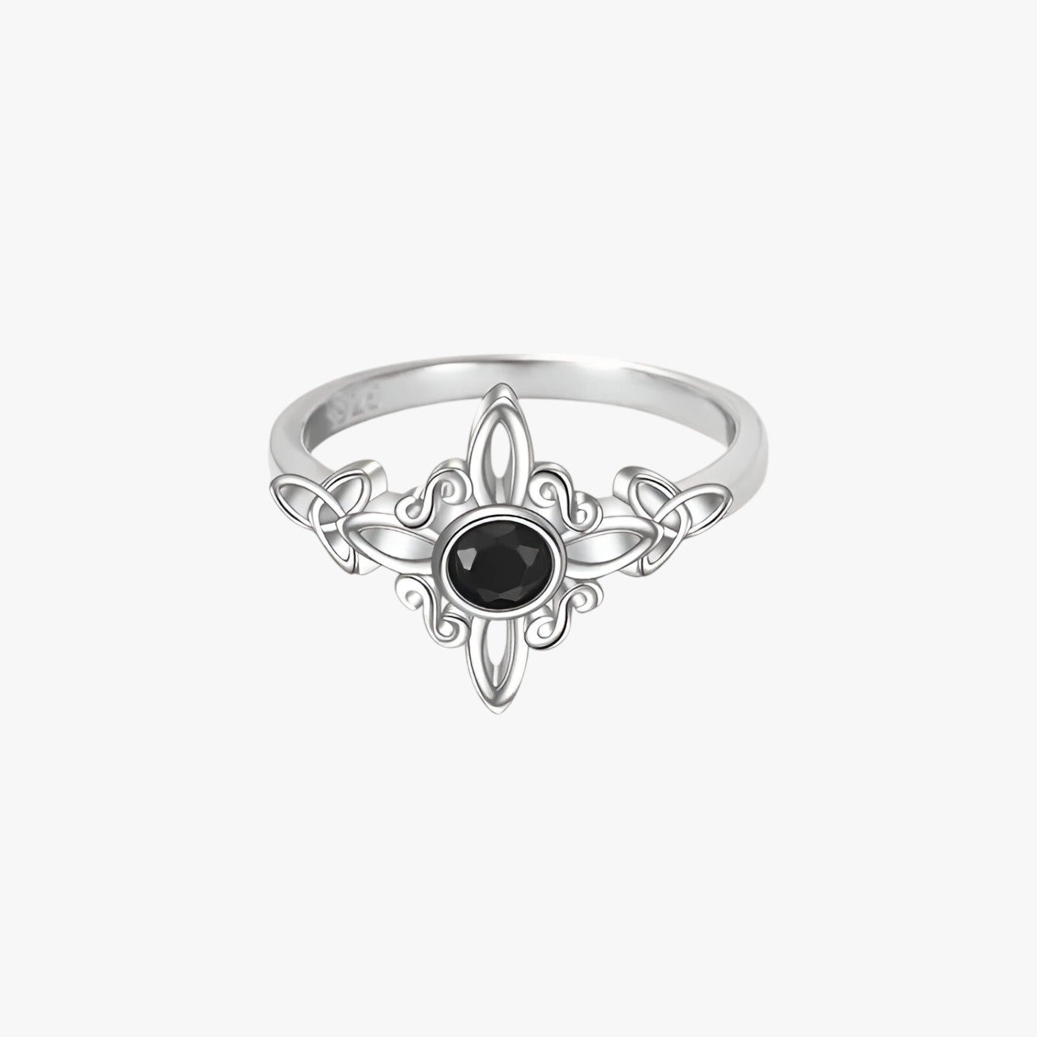 Anello in argento con potere spirituale e dettagli mistici - - anello anello potere dettagli jewelry mistici potere Rings spirituale womens ring - Concept Palermo