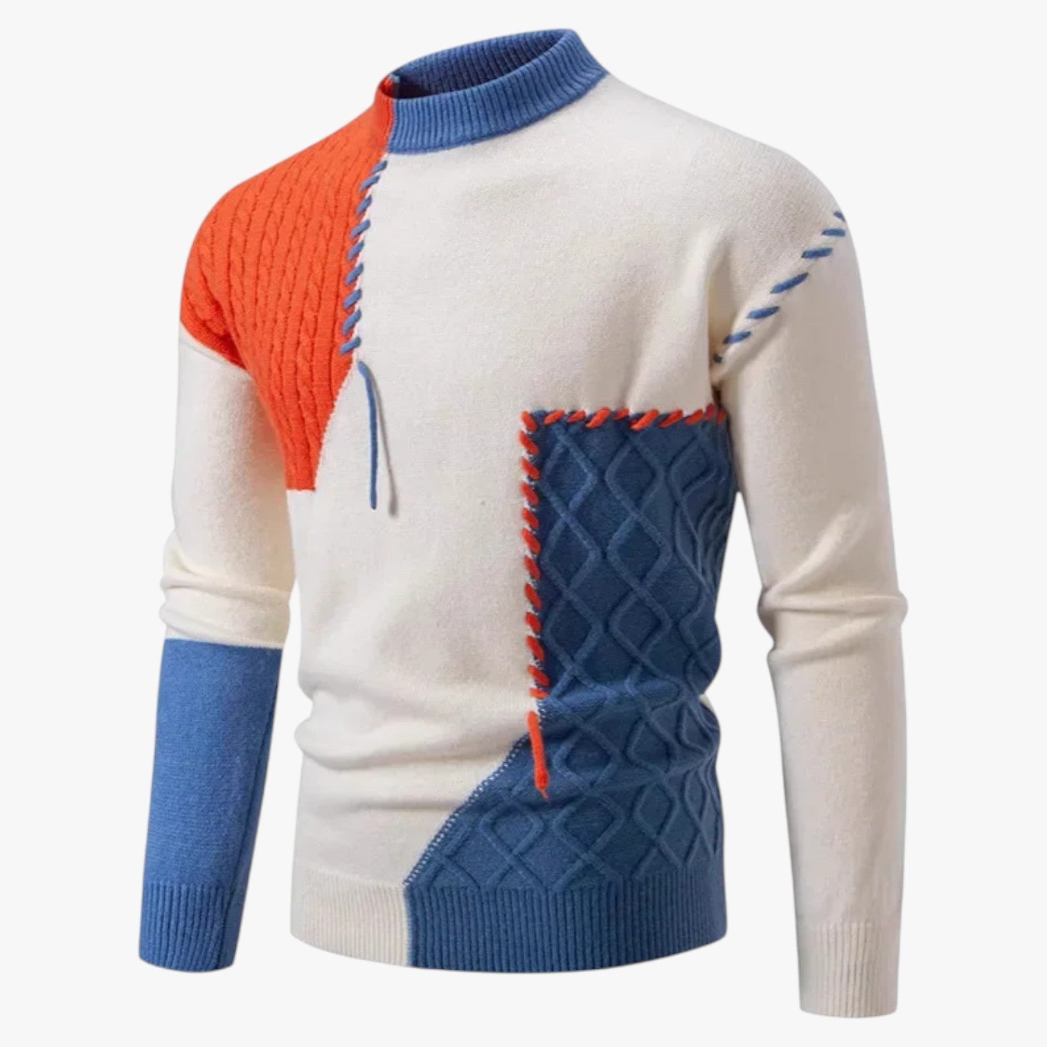 Maglione color block da uomo, stile caldo e moderno per l'autunno - - autunno block caldo color maglione maglione color men's sweater stile Sweater sweater men sweaters - Concept Palermo