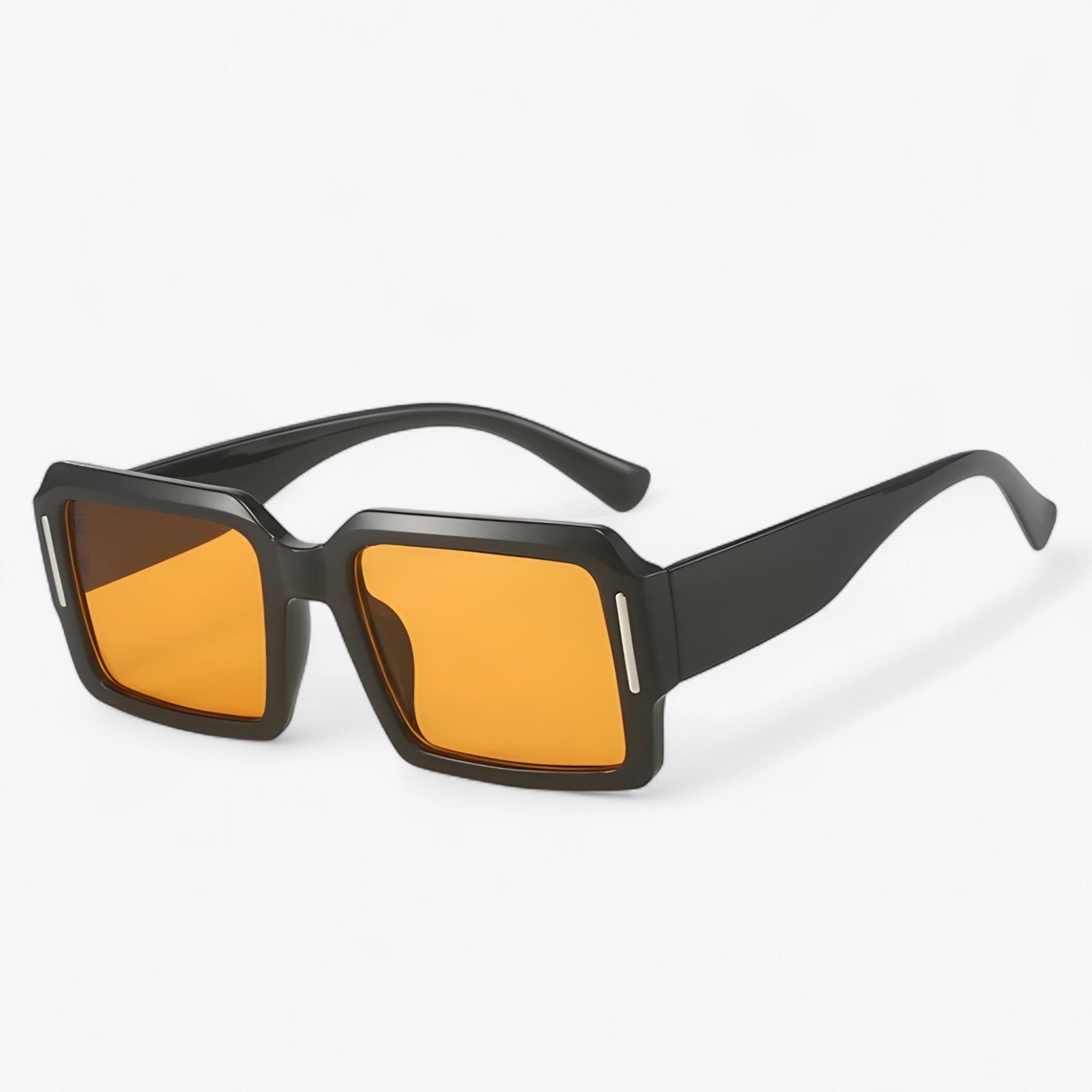 Occhiali da sole uomo stile punk UV400 - Nero-arancio Come l'immagine - Fashion Sunglasses men sunglasses polarized mens sunglasses occhiali occhiali sole Polarized man sunglasses punk sole stile sunglasses sunglasses polarized men uomo - Concept Palermo