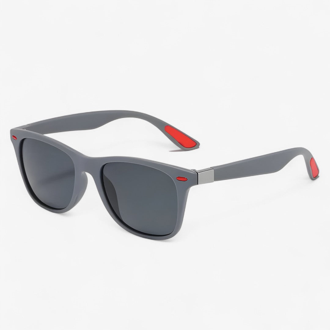 Occhiali da sole polarizzati per guida notturna Uomo - Grigio Rosso - Fashion Sunglasses guida men sunglasses polarized mens sunglasses notturna occhiali occhiali sole Polarized man sunglasses polarizzati sole sunglasses sunglasses polarized men uomo - Concept Palermo