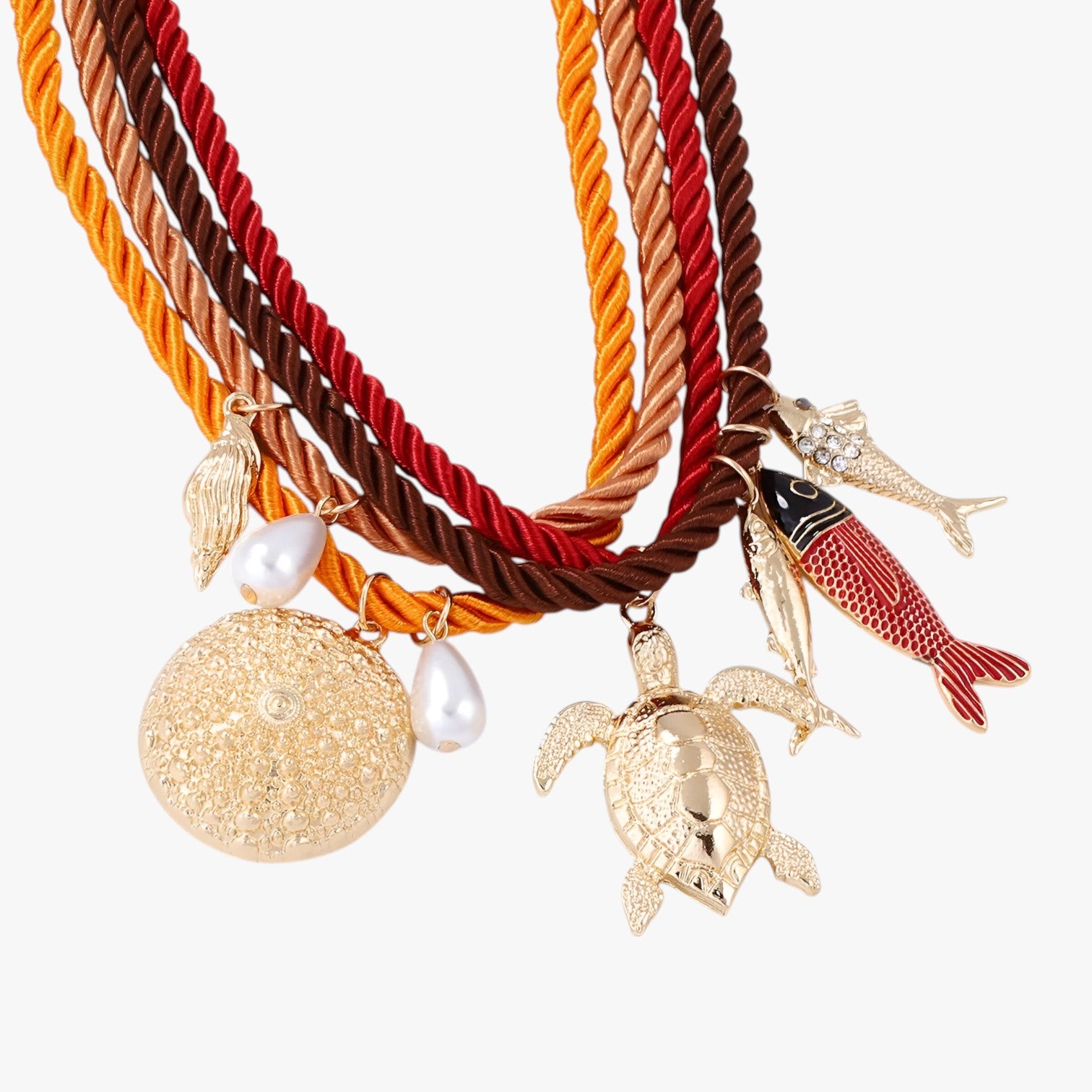 Collana ZAA Pendente animale con cordino estivo personalizzato Lana - - animale collana collana pendente cordino elegant womens necklaces estivo jewelry lana necklace NECKLACES Necklaces for Women pendente - Concept Palermo