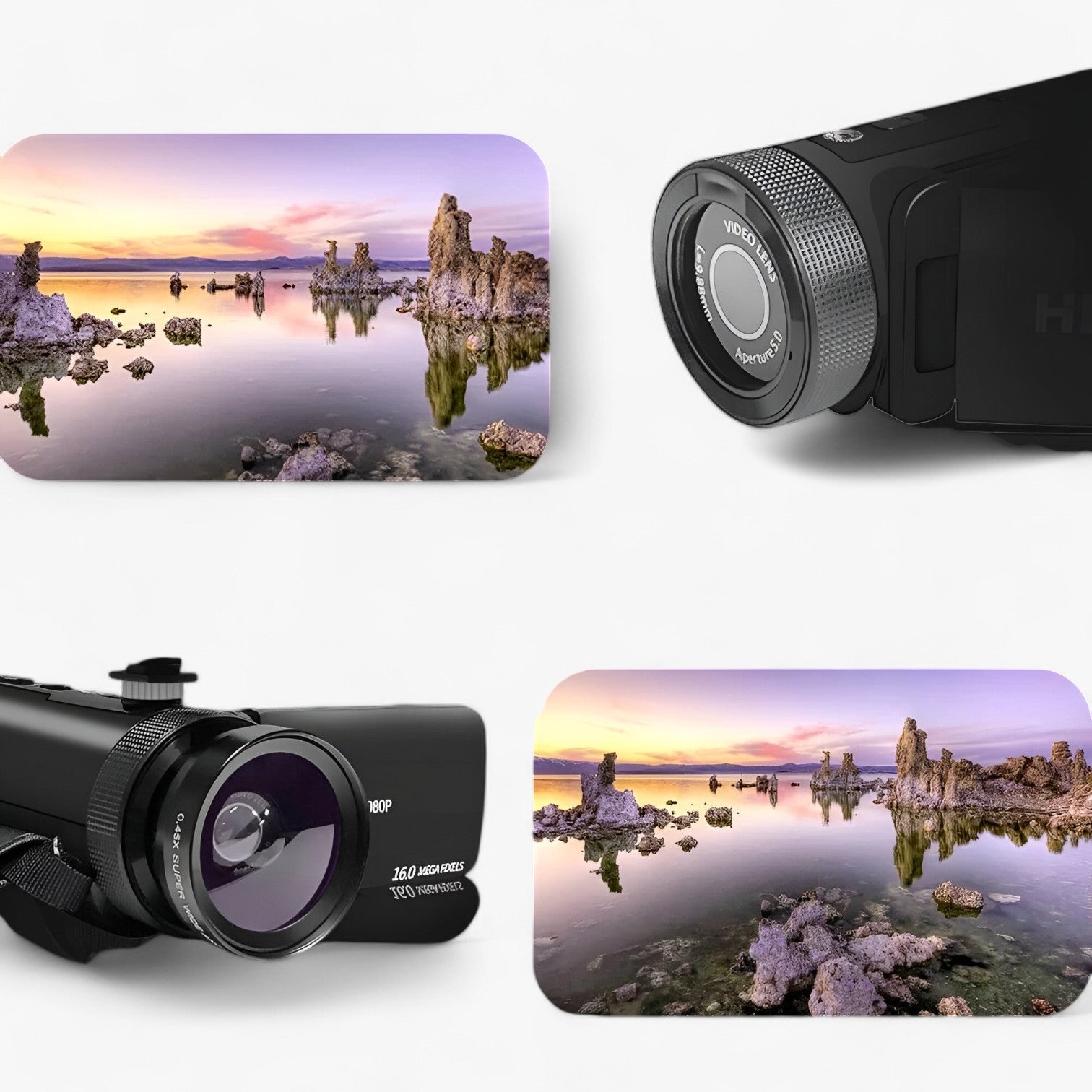Camcorder HD con Microfono per Vlog Lino Uomo - - camcorder camcorder microfono camera gadget gadgets lino microfono uomo vlog - Concept Palermo