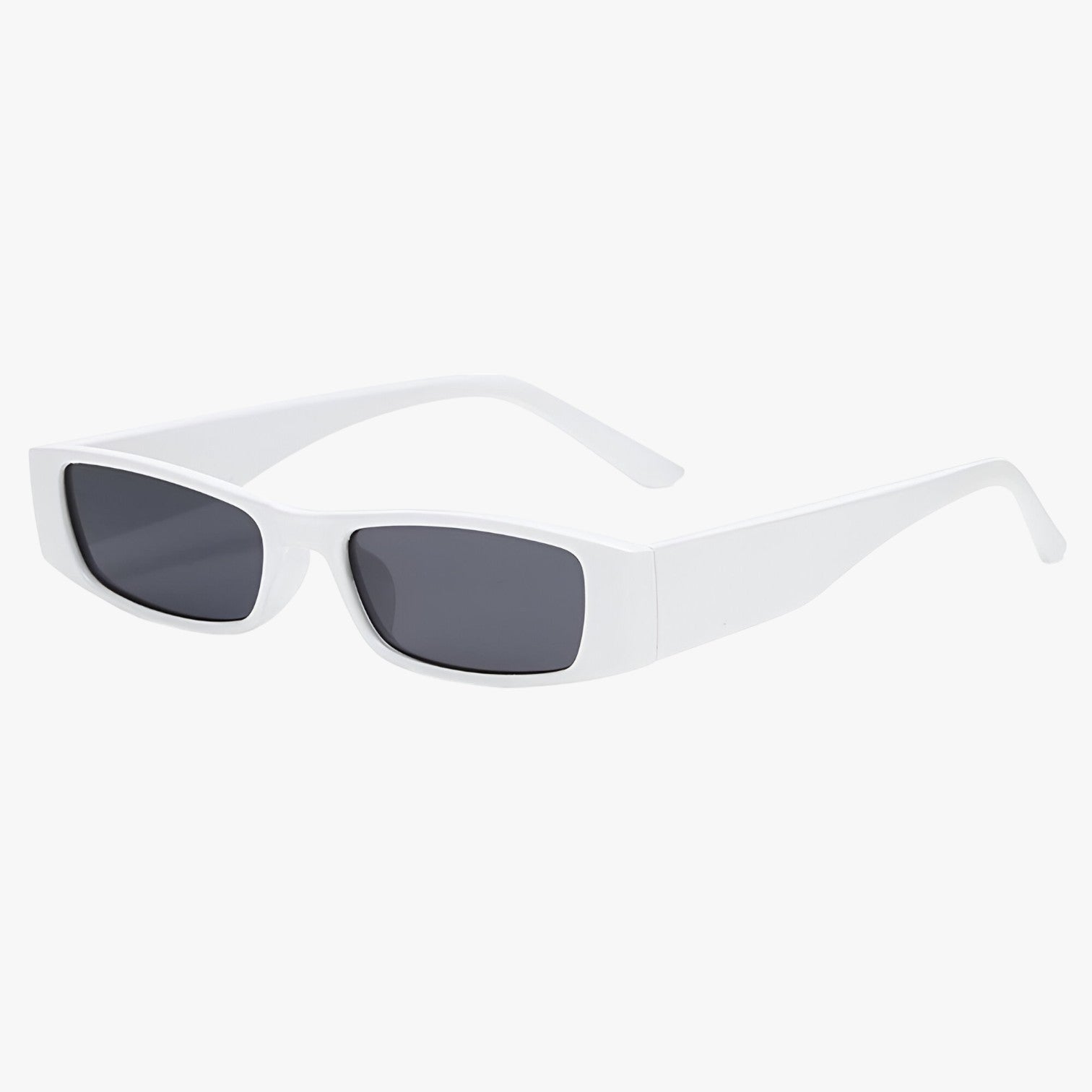 Retro Slim Cat-Eye Occhiali da sole – Stile audace, protezione UV - Bianco - audace Fashion Sunglasses occhiali polarized sunglasses women protezione Rectangular Sunglasses retro retro slim slim sole stile Sunglasses - Concept Palermo