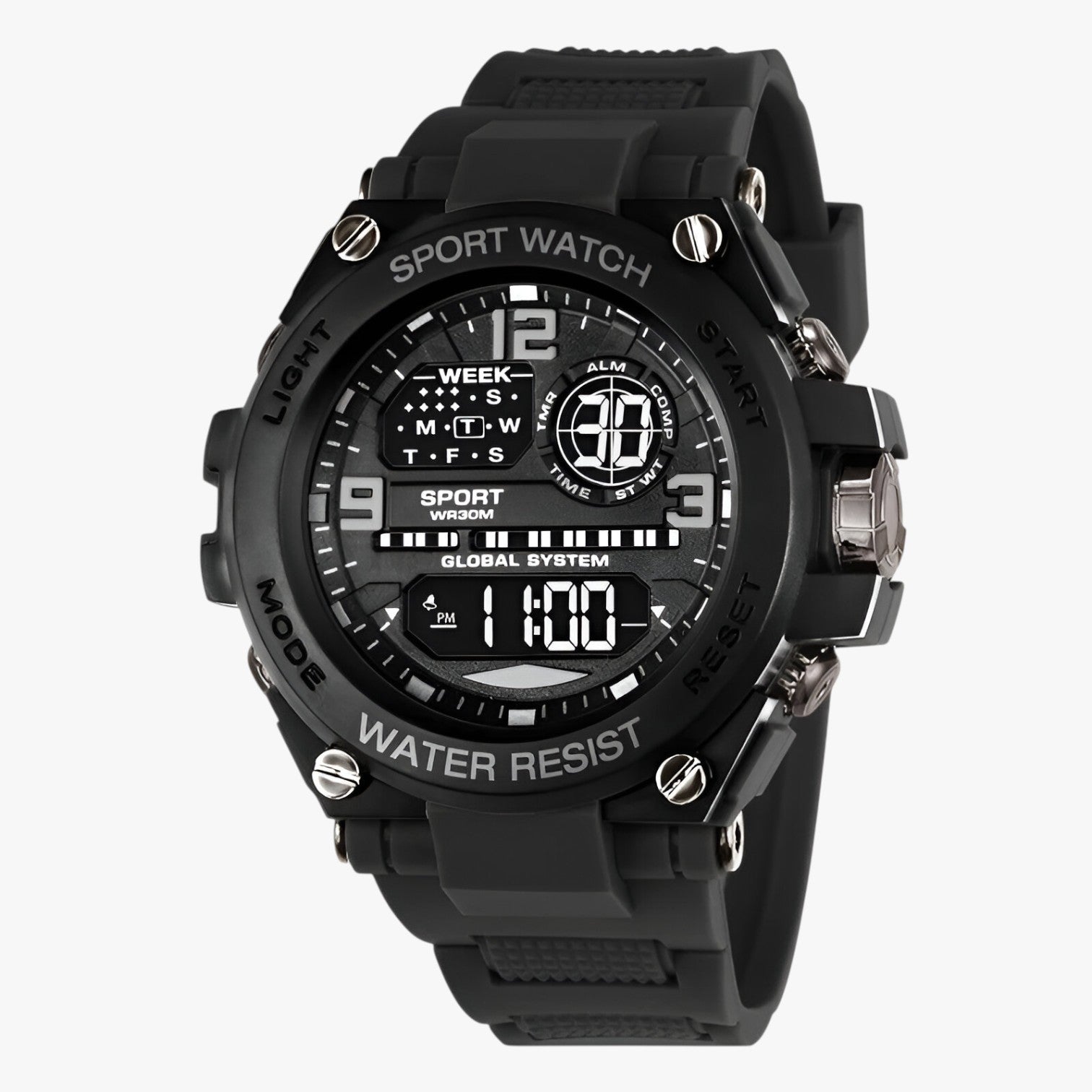 Orologio sportivo impermeabile antiurto Uomo - Nero No - antiurto impermeabile orologio orologio sportivo sportivo uomo watch watch for men watches WATCHES FOR MEN - Concept Palermo