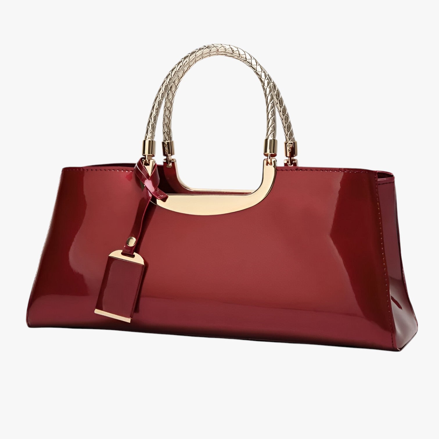 Borsa a Spalla Donna in Vera Pelle Leggera, Elegante e Versatile - Borgogna - bag Bags borsa borsa pelle donna handbags leggera pelle spalla women bags Women's handbags - Concept Palermo