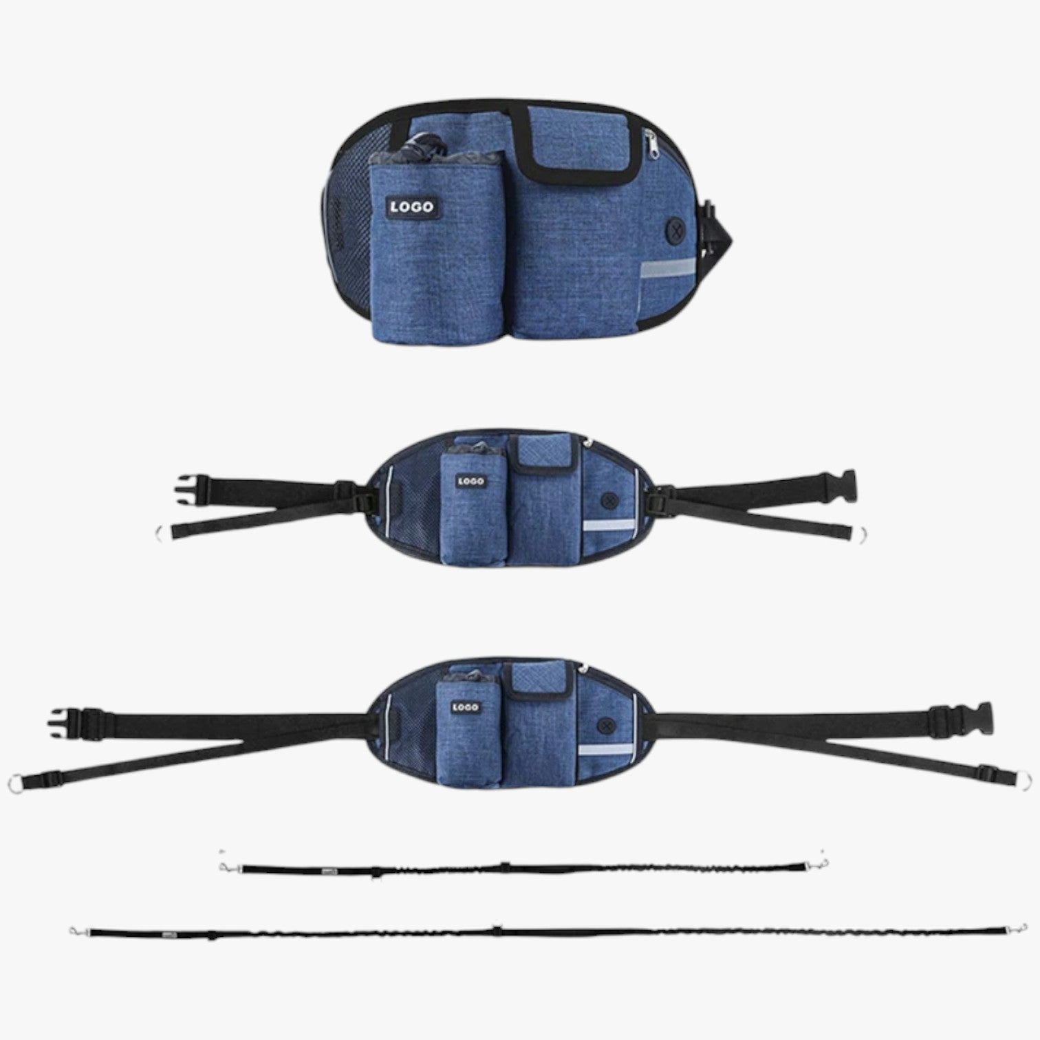 Marsupio Sportivo con Porta-Premi e Guinzaglio Riflettente Uomo - - guinzaglio marsupio marsupio sportivo pet pet accessories petproduct Pets pets & supplies porta premi riflettente sportivo - Concept Palermo