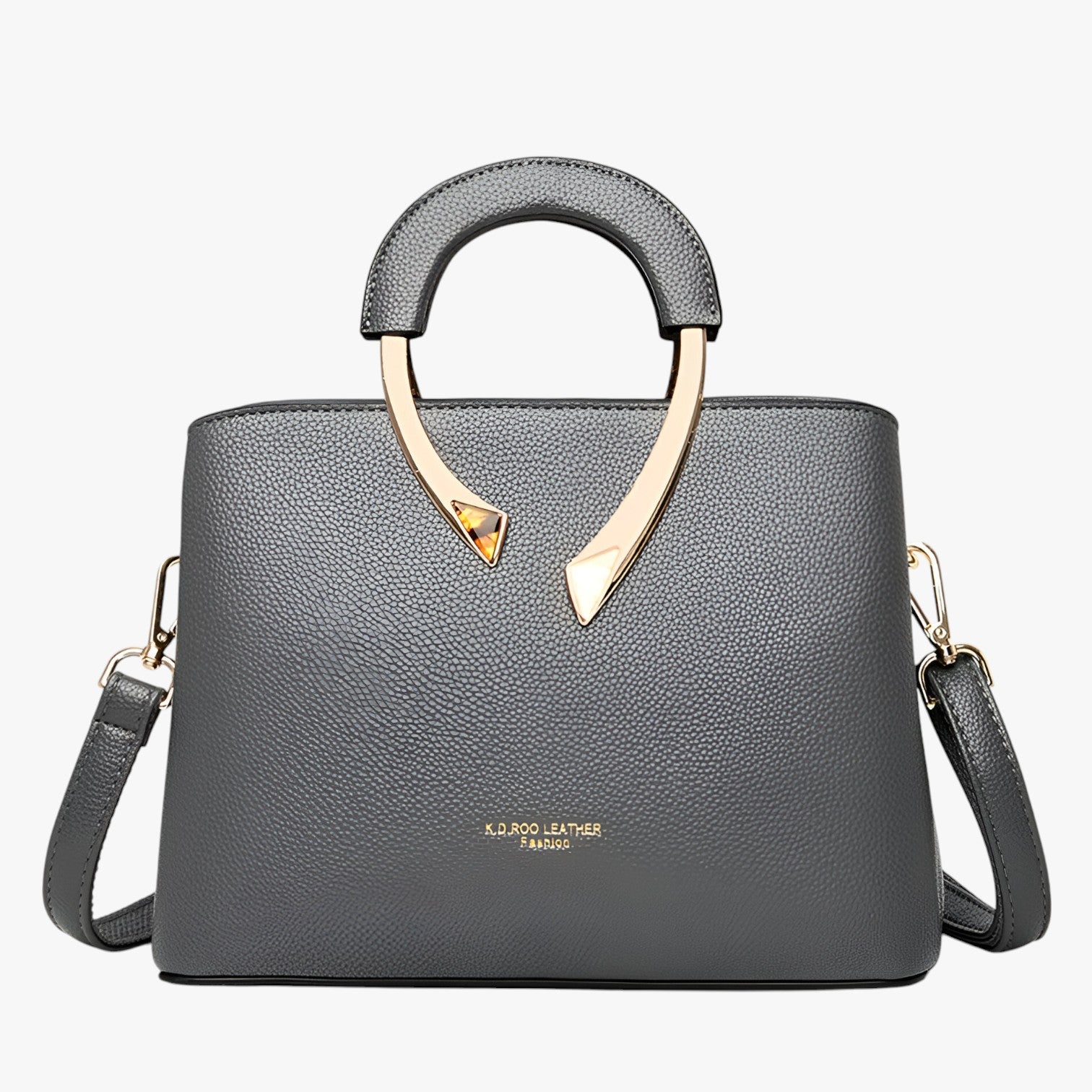 Borsa Tote Grande Viola in Vera Pelle Italiana da Donna - Shopper Elegante Versatile - Grigio - bags borsa borsa tote capienza design donna handbags pelle shopper Women's handbags - Concept Palermo