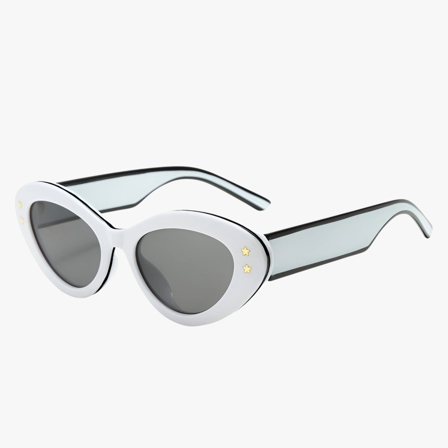 Occhiali da sole retro con protezione UV400 - Bianco - Cat Eye Sunglasses Fashion Sunglasses occhiali occhiali sole polarized sunglasses women protezione retro sole sunglasses - Concept Palermo