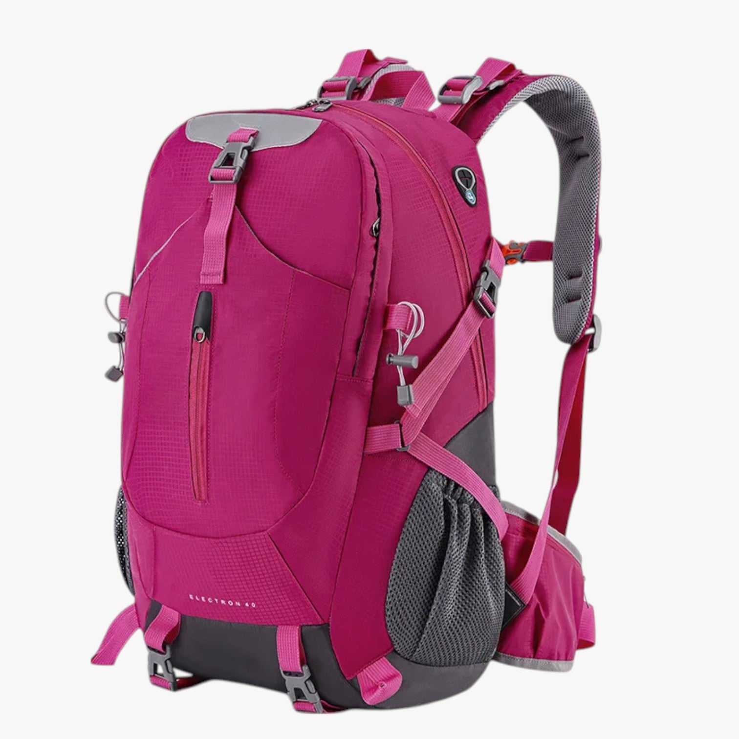 Zaino Trekking 40L con Coprizaino Impermeabile Uomo - Rosso Rosa - bag Bags bags for men coprizaino impermeabile men bag mens bag trekking uomo zaino zaino trekking - Concept Palermo