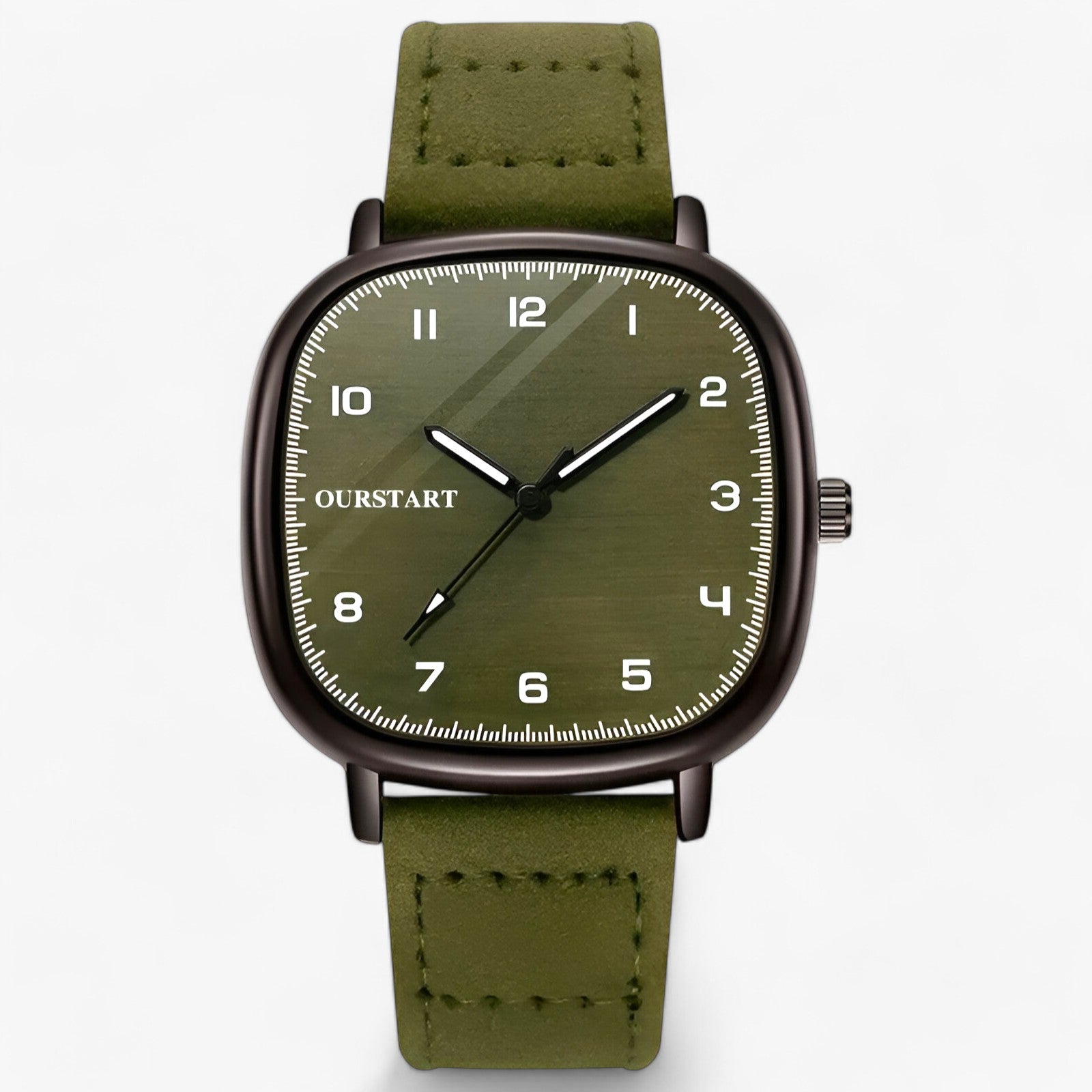 Orologio Vintage in Pelle per Giovani e Adulti - Verde - adulti giovani ladies watch orologio orologio vintage pelle vintage watch for women watches womens watch - Concept Palermo