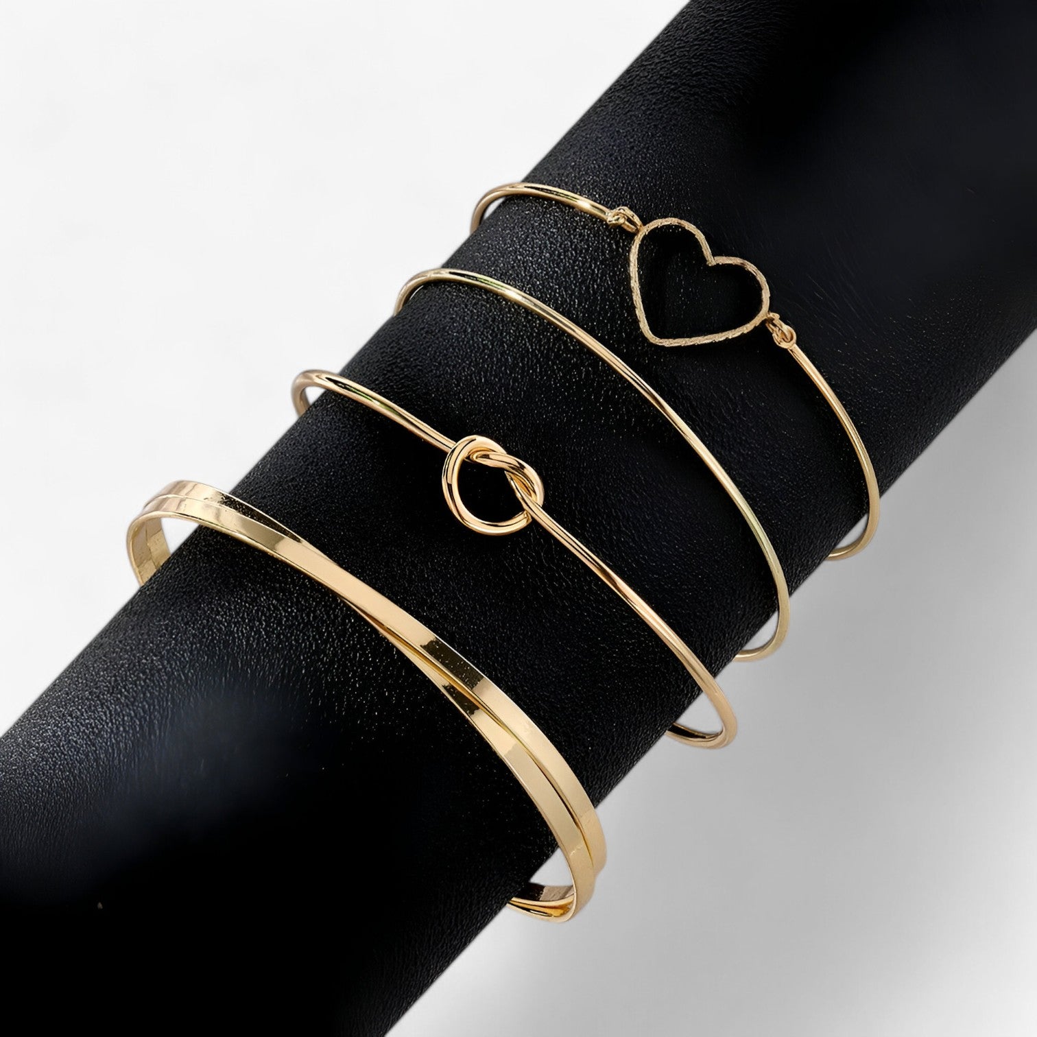 Set di braccialetti intrecciati in acciaio per un look goth chic Donna - - Accessories Jewelry acciaio braccialetti braccialetti intrecciati BRACELETS chic donna goth intrecciati jewelry WOMEN - Concept Palermo