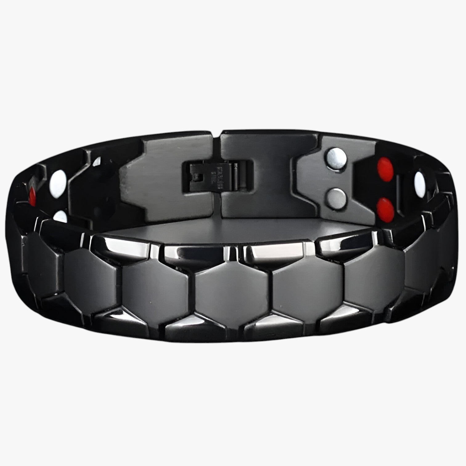 Bracciale geometrico rimovibile per uomini - Nero - bracciale bracciale geometrico BRACELET geometrico jewelry mens accessory mens bracelet rimovibile uomini - Concept Palermo