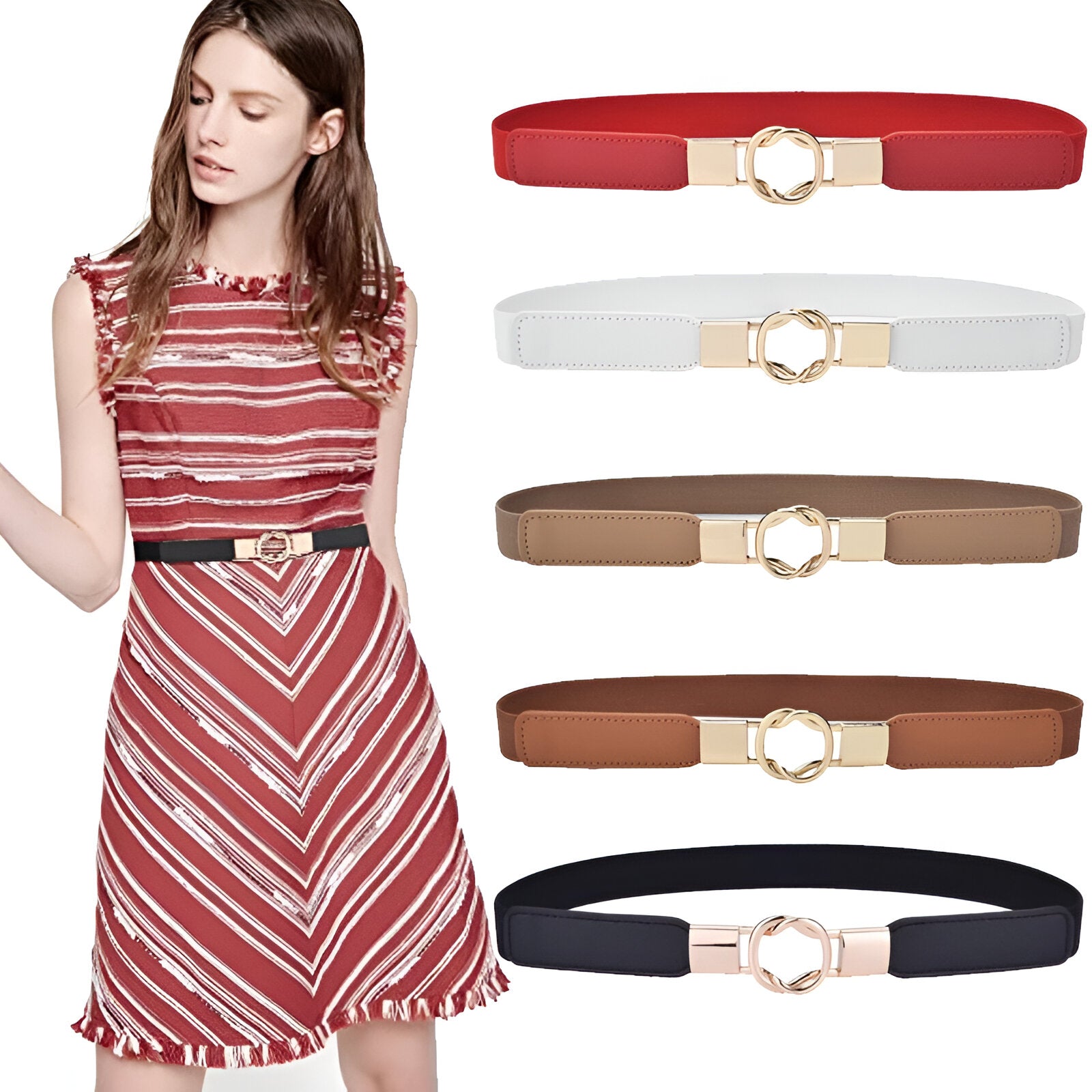 Cintura elastica sottile per abiti e taglie forti - - abiti Belts belts for woman cintura cintura elastica elastica forti sottile taglie waist belt for women Womens belt - Concept Palermo