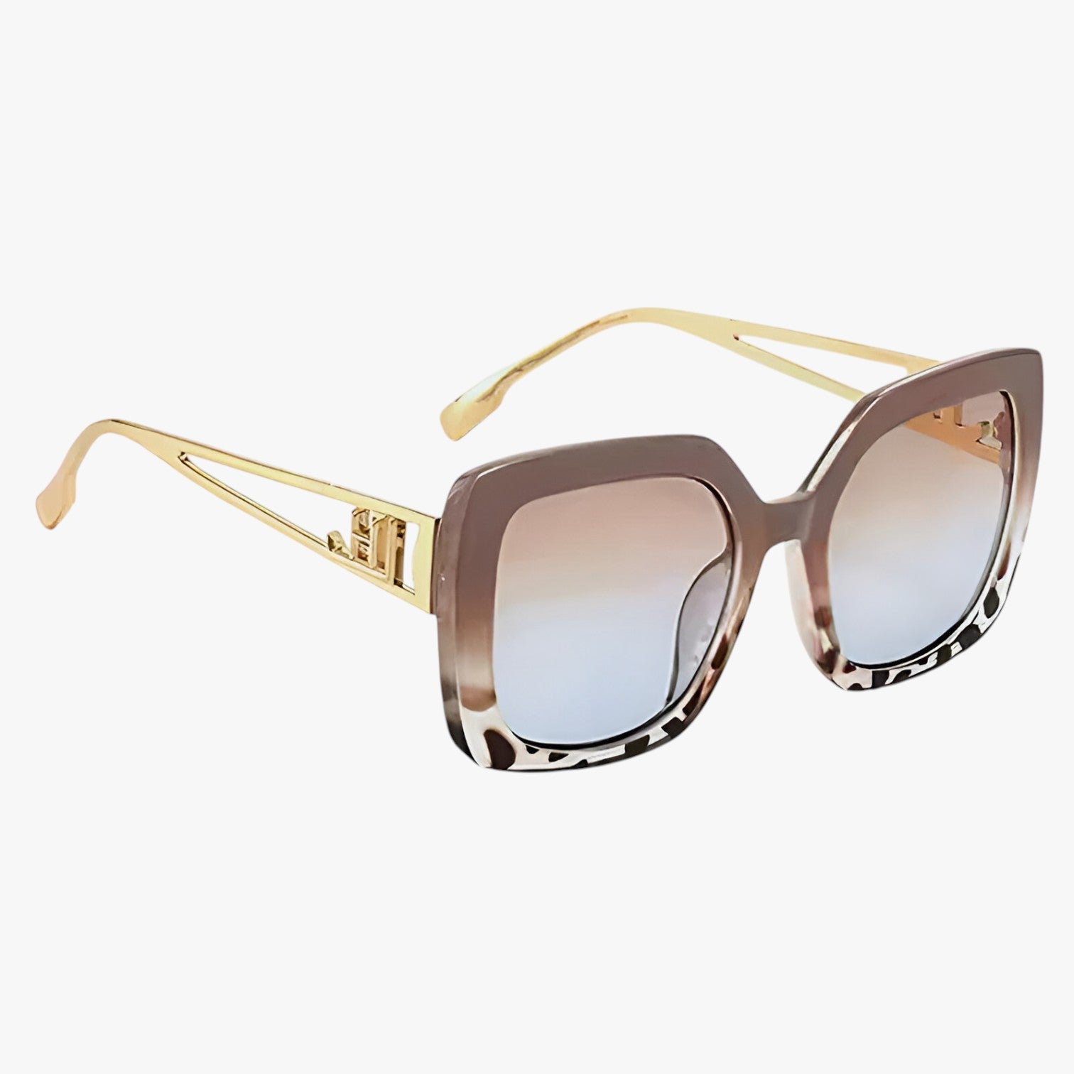 Occhiali da sole vintage con montatura trasparente e lenti a gradiente di lusso - - Cat Eye Sunglasses Fashion Sunglasses gradiente lenti montatura occhiali occhiali sole polarized sunglasses women sole sunglasses trasparente - Concept Palermo