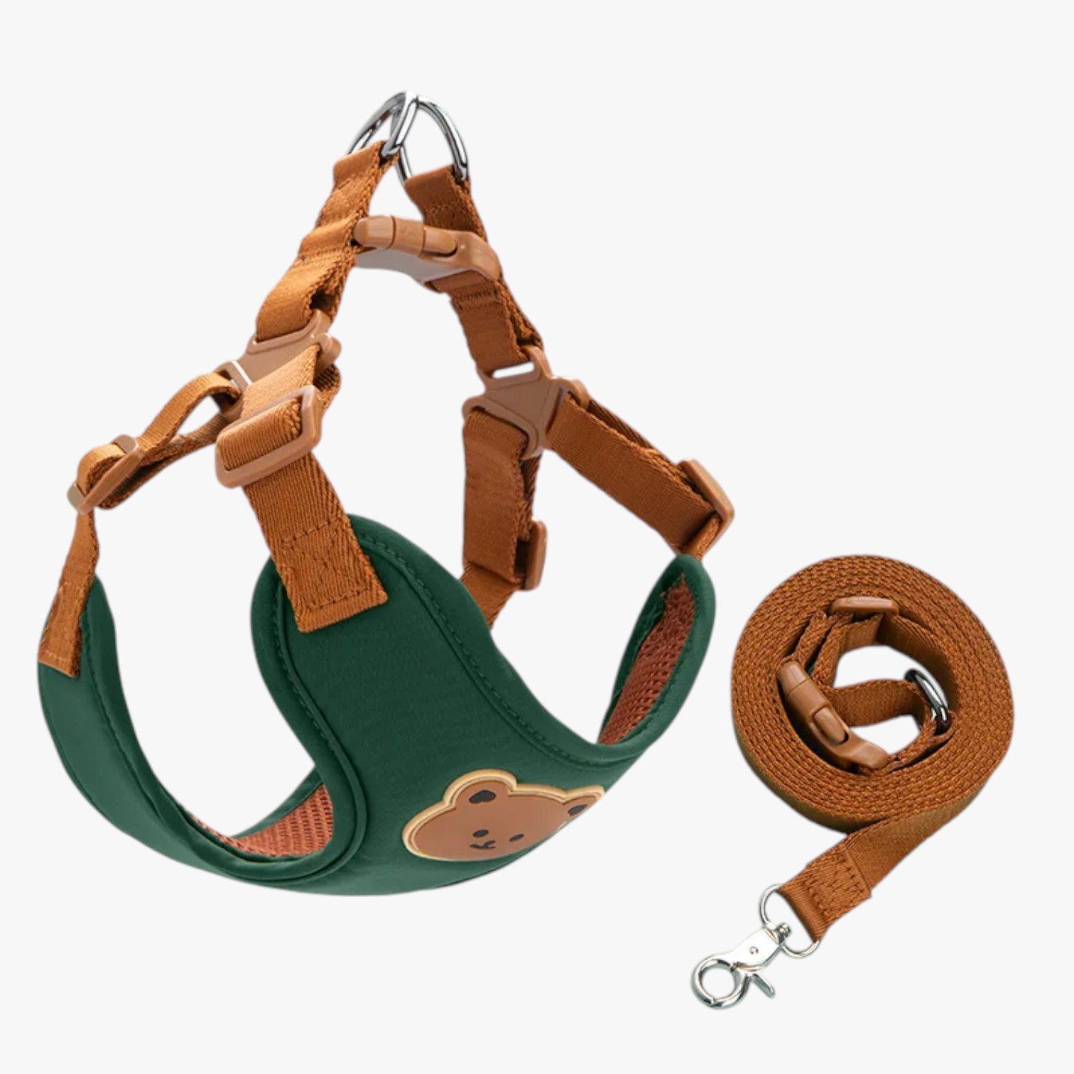 Pettorina Traspirante con Guinzaglio per Piccoli Animali - Verde CINA - animali guinzaglio pet petproduct Pets pets & supplies pettorina pettorina traspirante piccoli traspirante - Concept Palermo