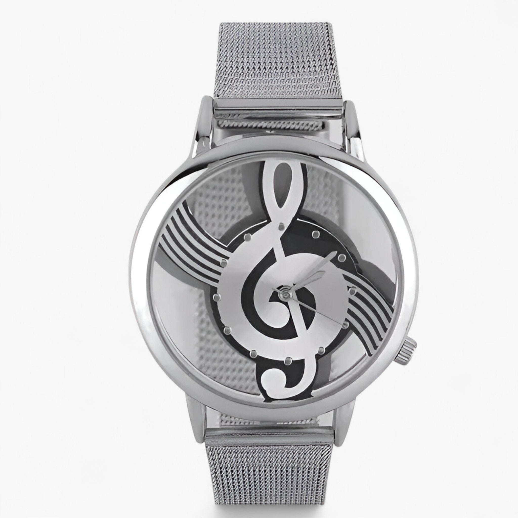 Orologio musicale alla moda con cinturino in pelle - Bronzo - alla cinturino female watch moda musicale orologio orologio musicale pelle watch for women watches - Concept Palermo