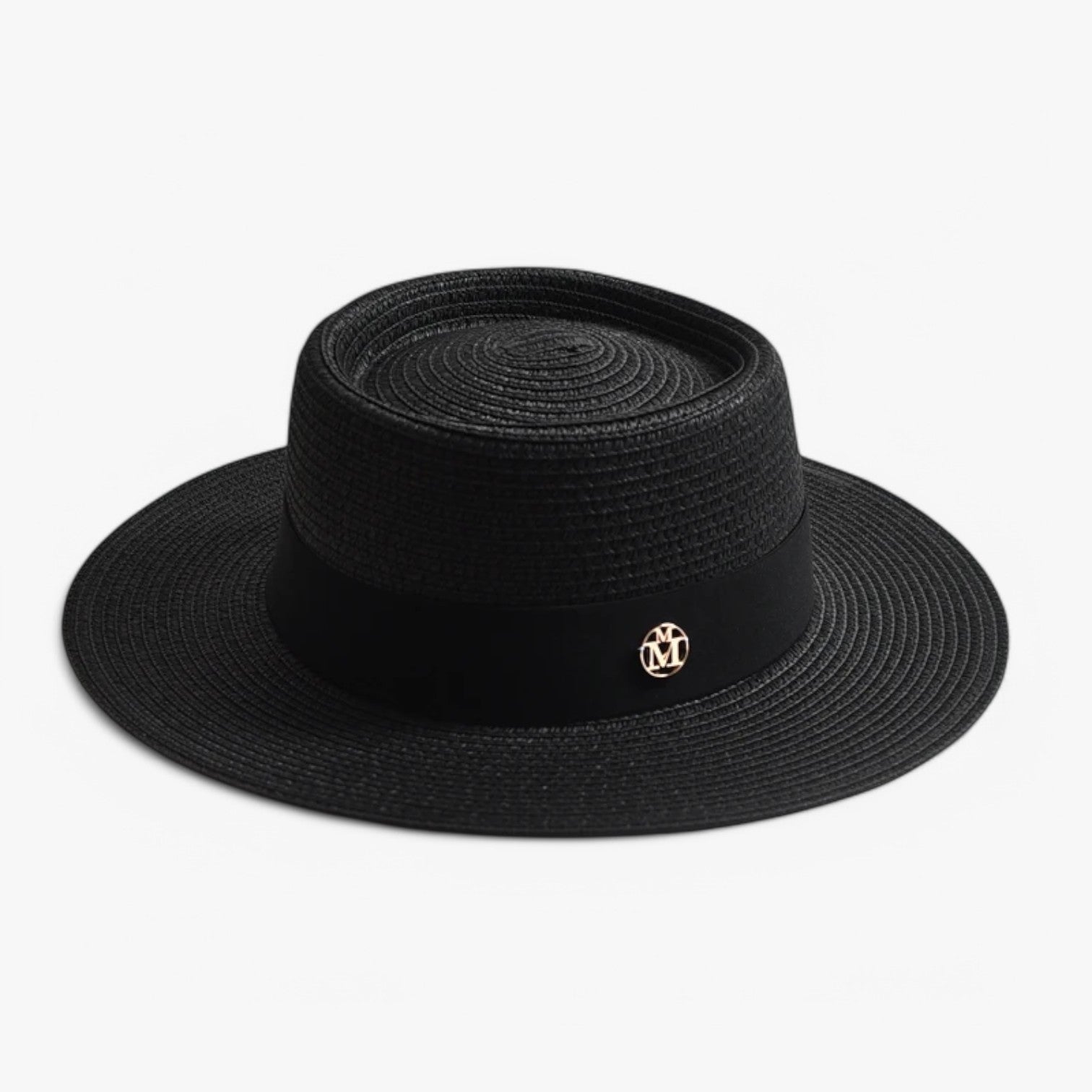 Cappello di paglia - Stile, leggero e adatto ai viaggi - zwart 56-58CM - adatto bucket hats cappello cappello paglia hat Hat for girls leggero paglia stile viaggi women hat women's hat - Concept Palermo