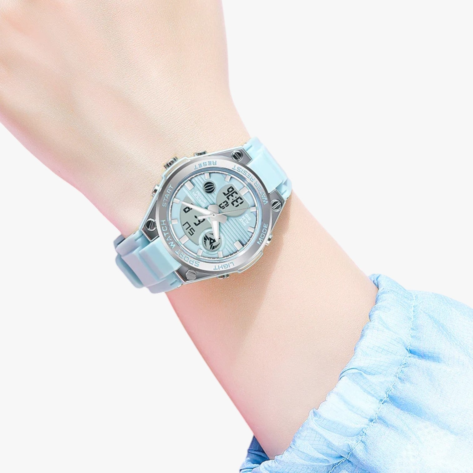 Orologio Sportivo Digitale da Donna Impermeabile con Cinturino in Silicone Nero - - donna female watch impermeabile ladies watch orologio orologio sportivo sportivo watch watch for women watches wrist watches for women - Concept Palermo