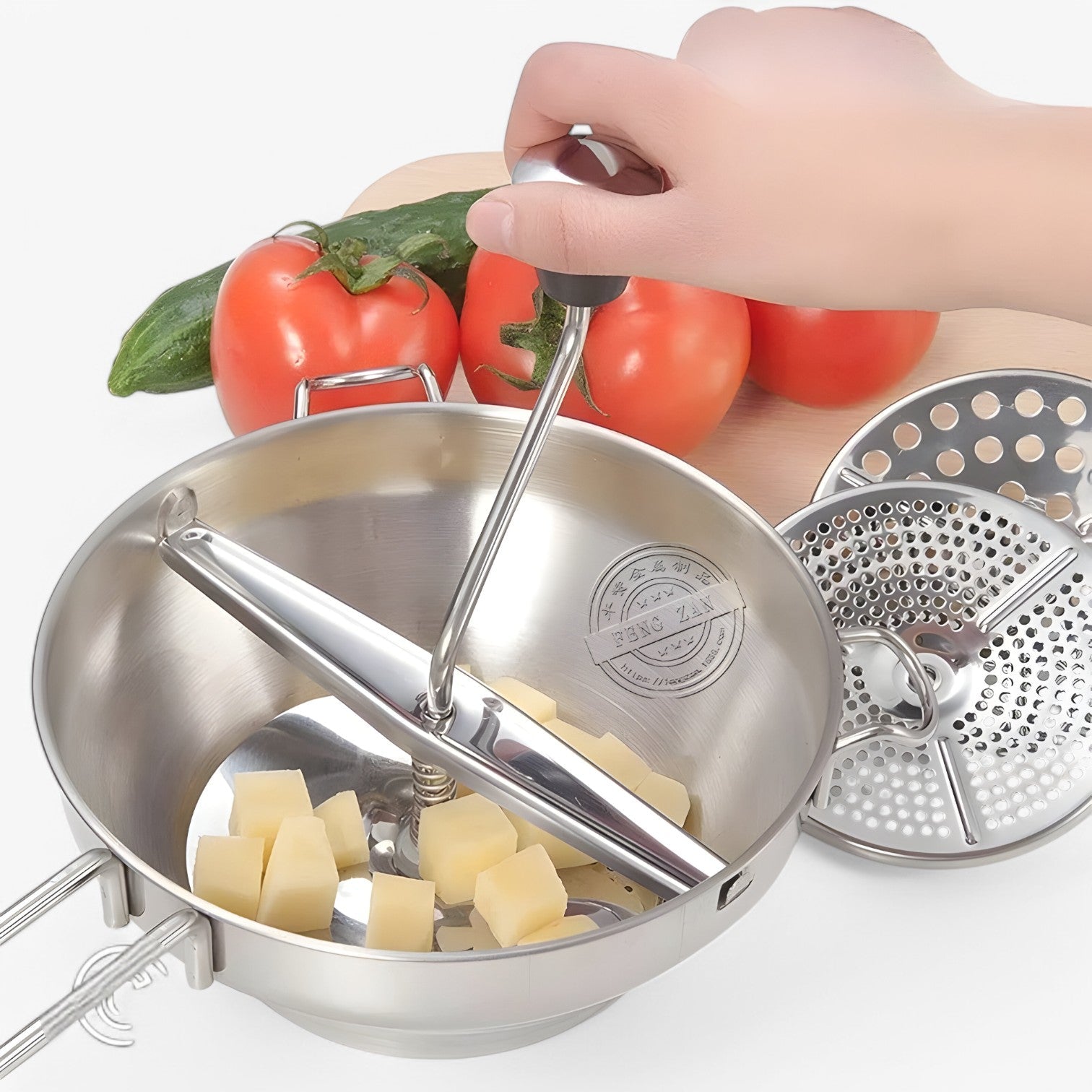 Stecco per Patate in Acciaio Inossidabile – Purè e Altro Rosso Uomo - - acciaio altro inossidabile Kitchen kitchen & dining kitchen accessory kitchen tools patate purè stecco stecco patate - Concept Palermo