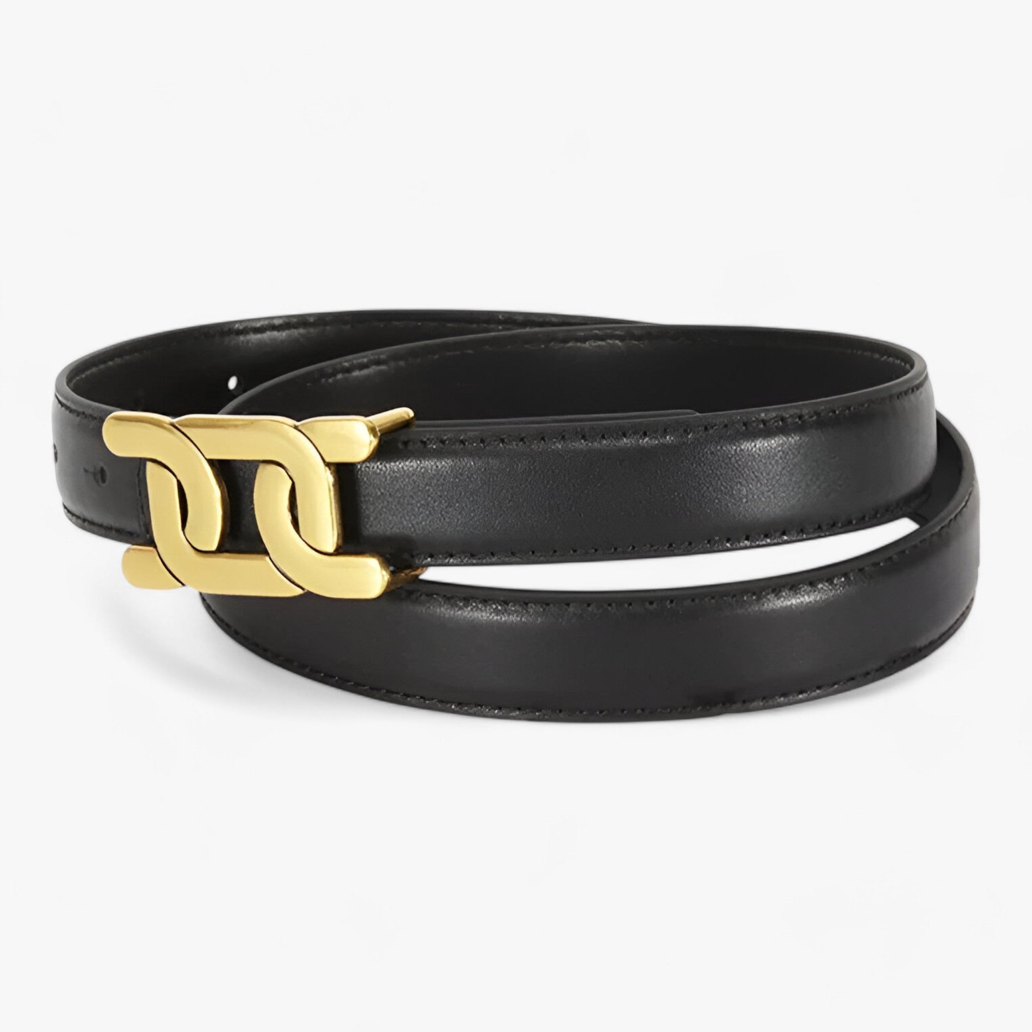 Cintura Donna Versatile in Pelle PU Nera - Stile Retrò Elegante - - accessorio Belts cintura cintura moda donna moda retr versatile WOMEN women's belt - Concept Palermo