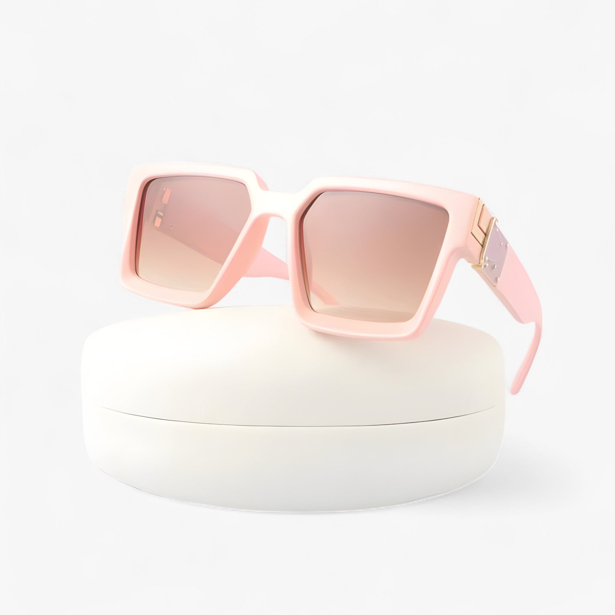 Occhiali da sole quadrati vintage neri da uomo - Tè rosa no box - Fashion Sunglasses men sunglasses polarized mens sunglasses neri occhiali occhiali sole Polarized man sunglasses quadrati sole sunglasses sunglasses polarized men uomo vintage - Concept Palermo