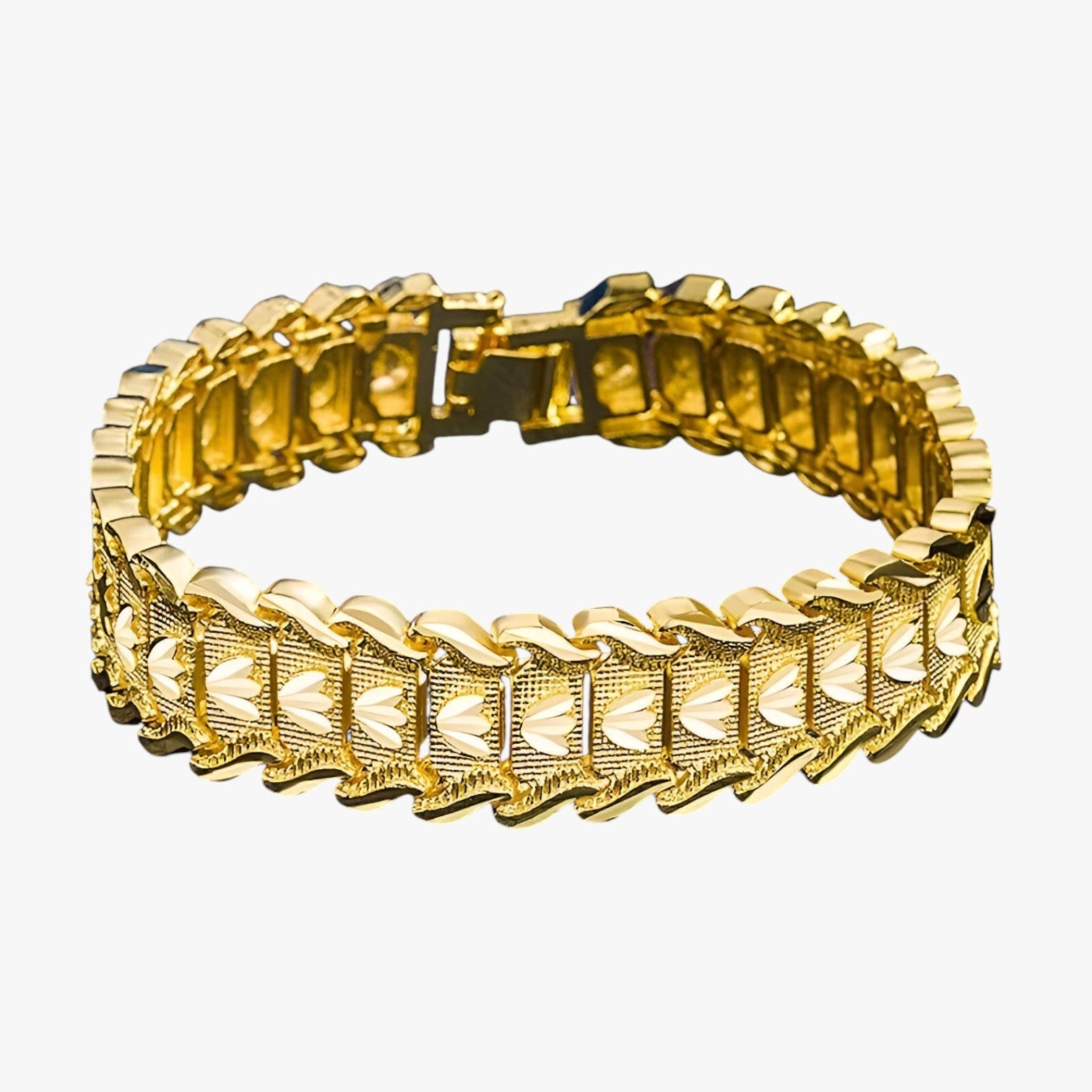 Stile dichiarativo con brillantezza 24K – Bracciale retro durevole per uomini Oro - - bracciale BRACELET brillantezza dichiarativo jewelry mens accessory mens bracelet retro stile stile dichiarativo uomini - Concept Palermo