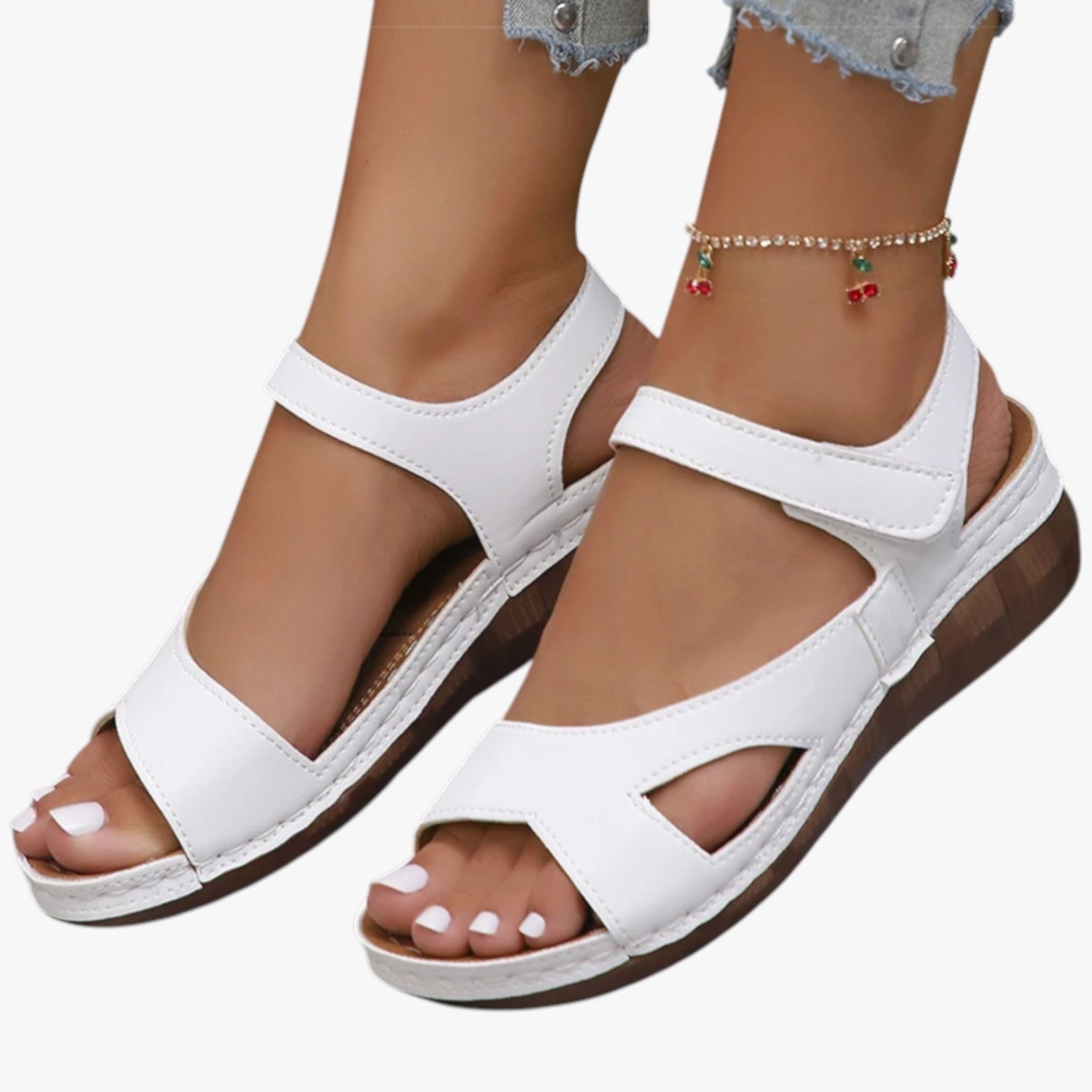 Sandali Donna Bassi Comfort Leggeri Eleganti Estivi con Tacco Basso - - breathable sandals comfort donna fashion sandals leggero sandali sandali donna sandals stylish sandals tacco - Concept Palermo