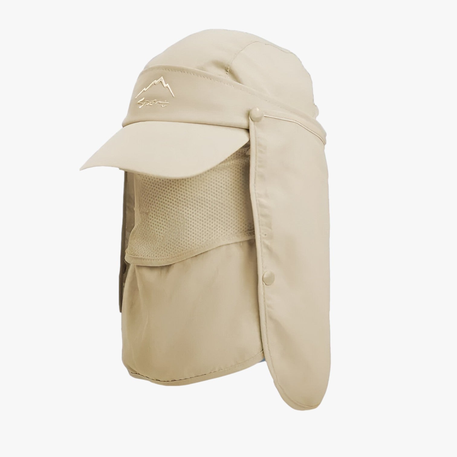 Cappello Estivo Uomo Pieghevole Impermeabile UV – Asciugatura Rapida, Protezione Solare - 147-Khaki - asciugatura cappello cappello estivo caps estivo impermeabile men's hat mens accessory pieghevole protettivo - Concept Palermo