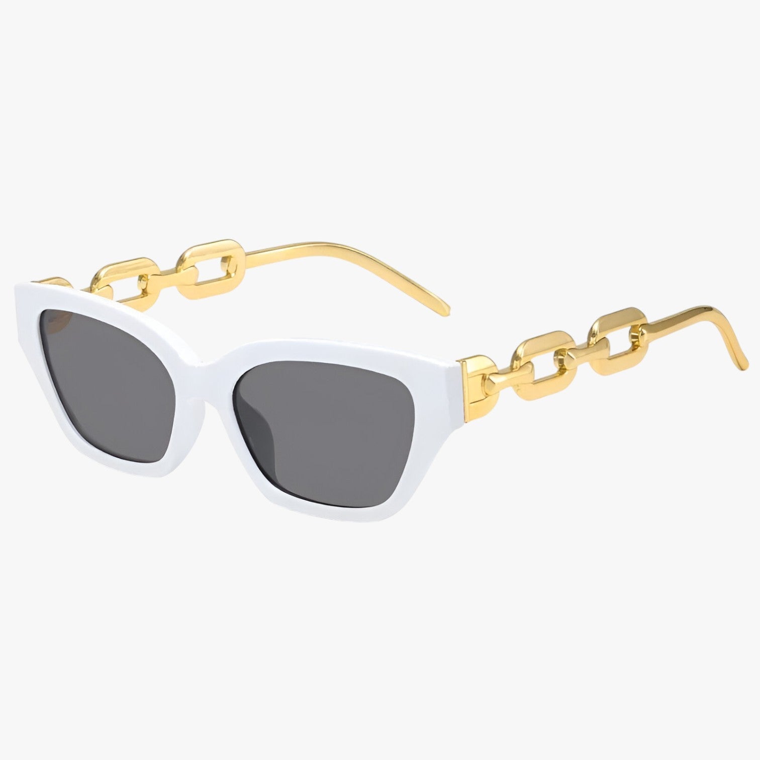 Occhiali da sole Vintage a forma di gatto – stile chic, protezione UV - bianco - Cat Eye Sunglasses chic Fashion Sunglasses forma gatto occhiali occhiali sole polarized sunglasses women protezione sole stile Sunglasses - Concept Palermo