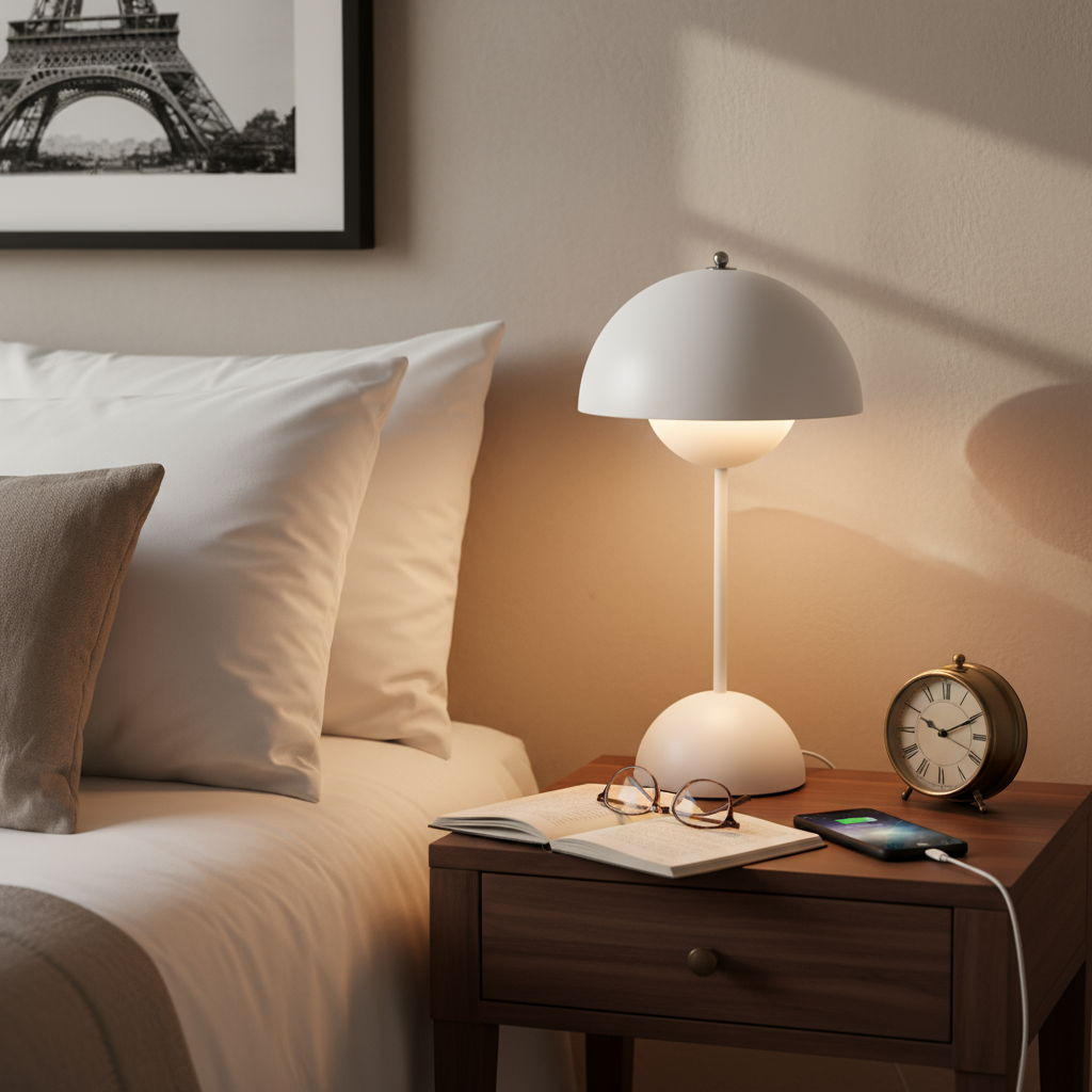 Lampada da tavolo a LED ricaricabile tramite USB in acrilico – Design a fungo, 30 cm - - acrylique champignon cross-from-marche-lino-15734022799709 design décoration intérieure lampe lampe champignon lampe de bureau lampe de table lampe moderne lampe table lampes de table lampes rechargeables luminaire USB New-google rechargeable table veilleuse décorative éclairage intérieur - Concept Palermo