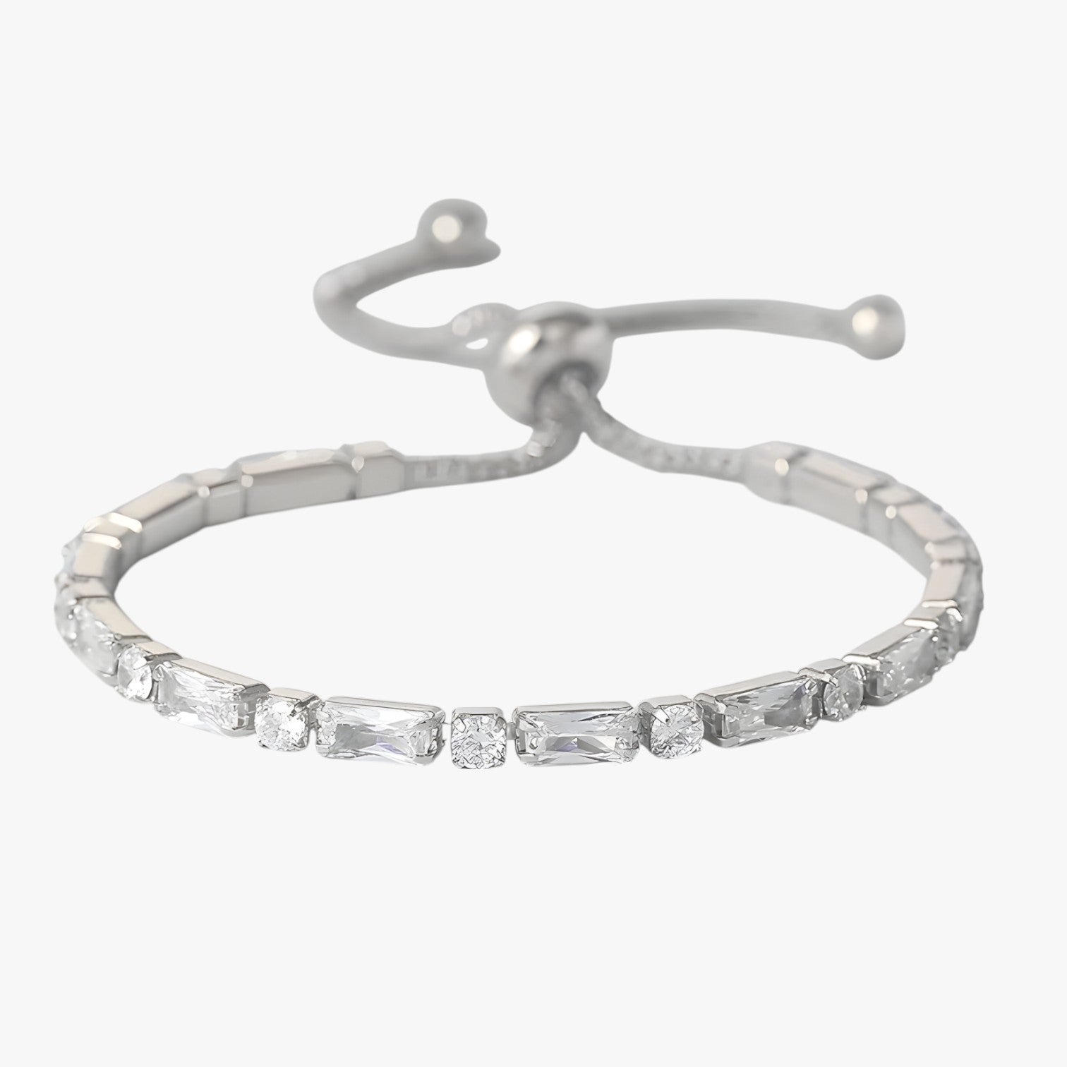 Bracciale Geometrico Oro Rosa con Zircone Regalo Donna - - bracciale bracciale geometrico BRACELET BRACELET FOR WOMEN BRACELETS bracelets for women donna geometrico jewelry regalo women bracelets zircone - Concept Palermo