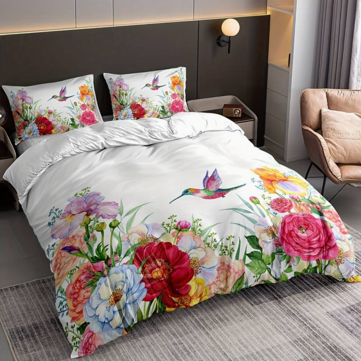Copripiumino Matrimoniale Lusso Bianco, 100% Cotone Egiziano 1000 Fili, Morbido e Traspirante - - bed room bed sheets copripiumino duvet covers home & garden splendido splendido copripiumino - Concept Palermo