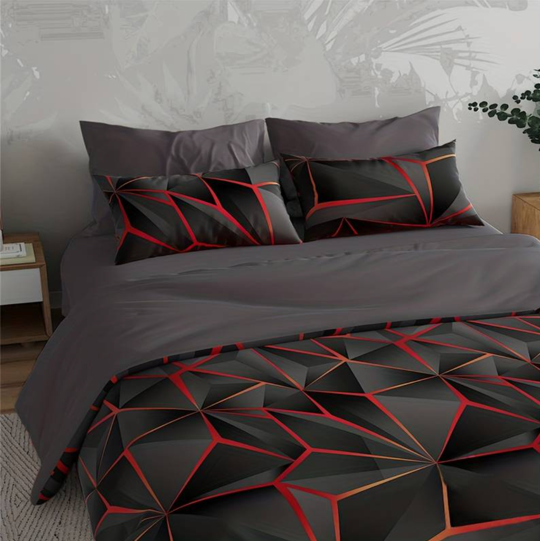 Piumone Lusso Hotel 5 Stelle Qualità Caldo - Bianco - Rood - cross-from-pantino-8856404689242 dekbed home & garden hotel hotel dekbed kwaliteit New-google new_for_google sale sterren warm - Concept Palermo